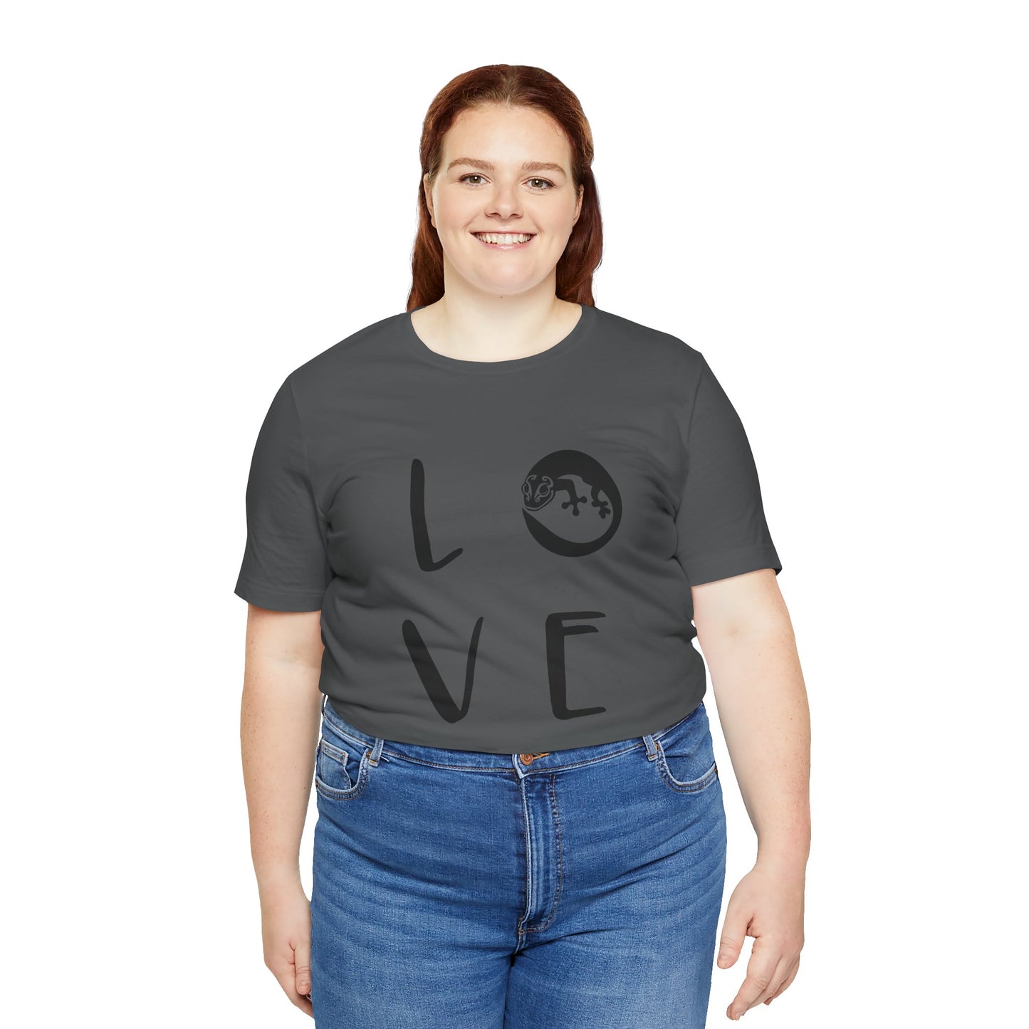 Lizard Love Unisex Jersey Tee - Casual Everyday Wear - Great for Reptile Lovers