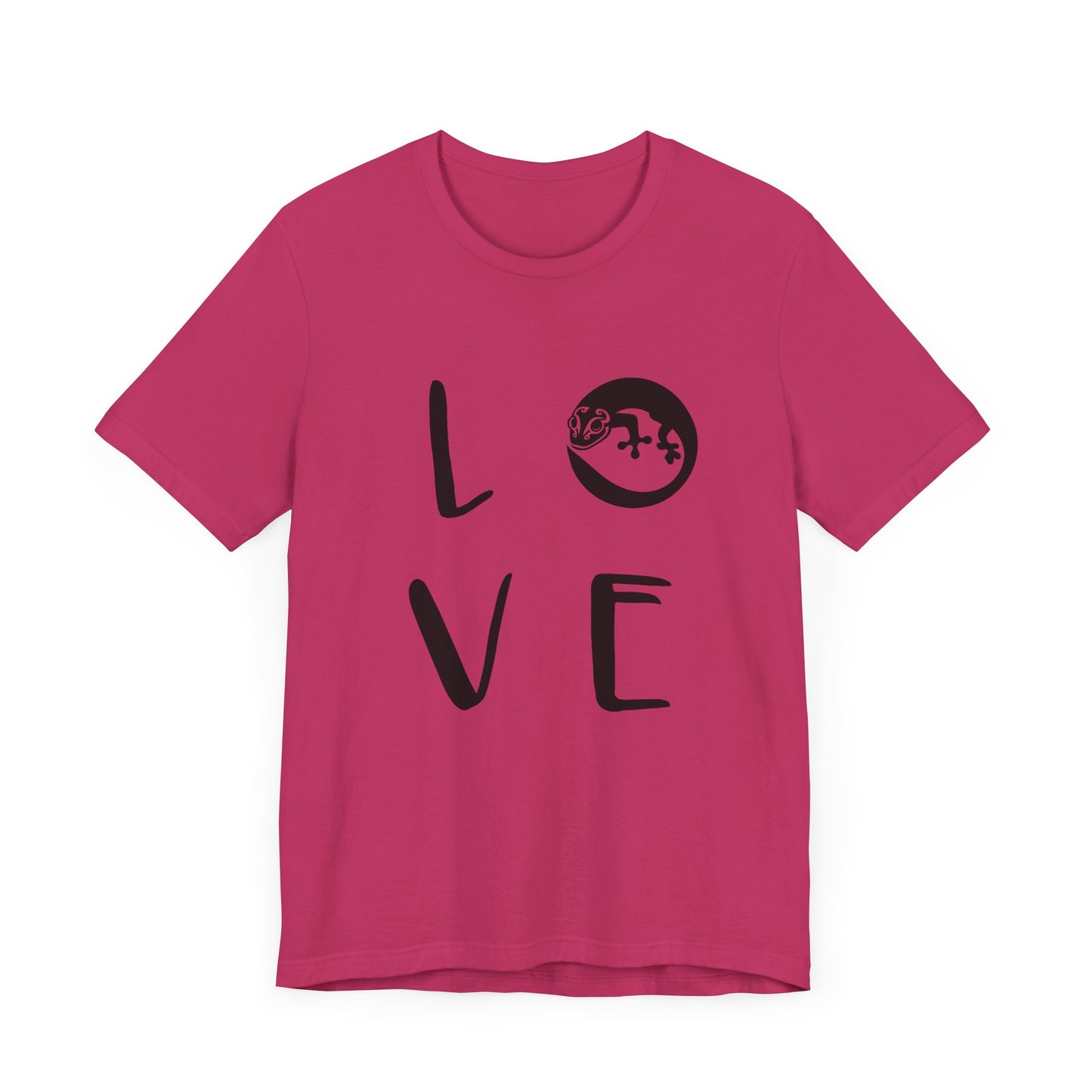 Lizard Love Unisex Jersey Tee - Casual Everyday Wear - Great for Reptile Lovers