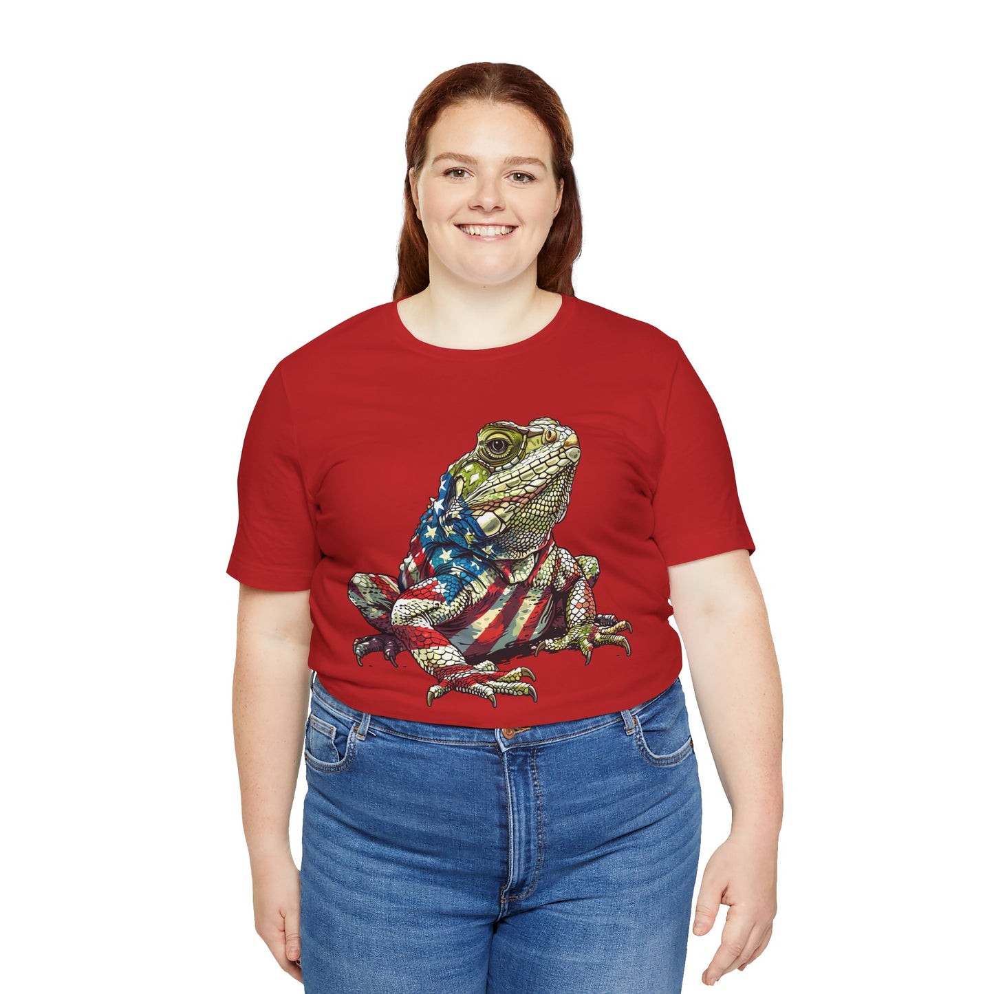 American Iquana Unisex Jersey Tee - Casual Everyday Wear - Great for Reptile Lovers