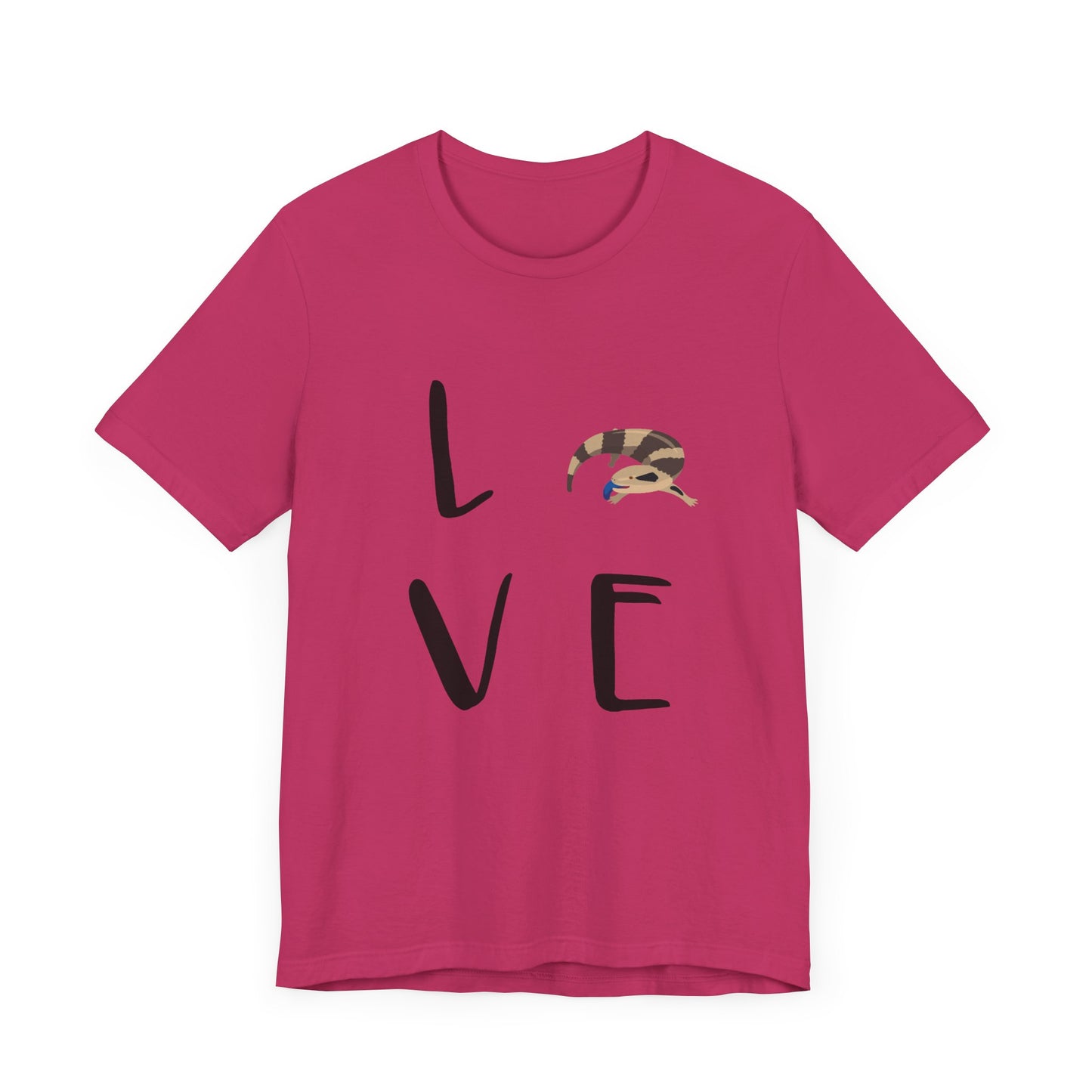 Blue-Tongued Skink Love Unisex Jersey Tee - Casual Everyday Wear - Great for Reptile Lovers