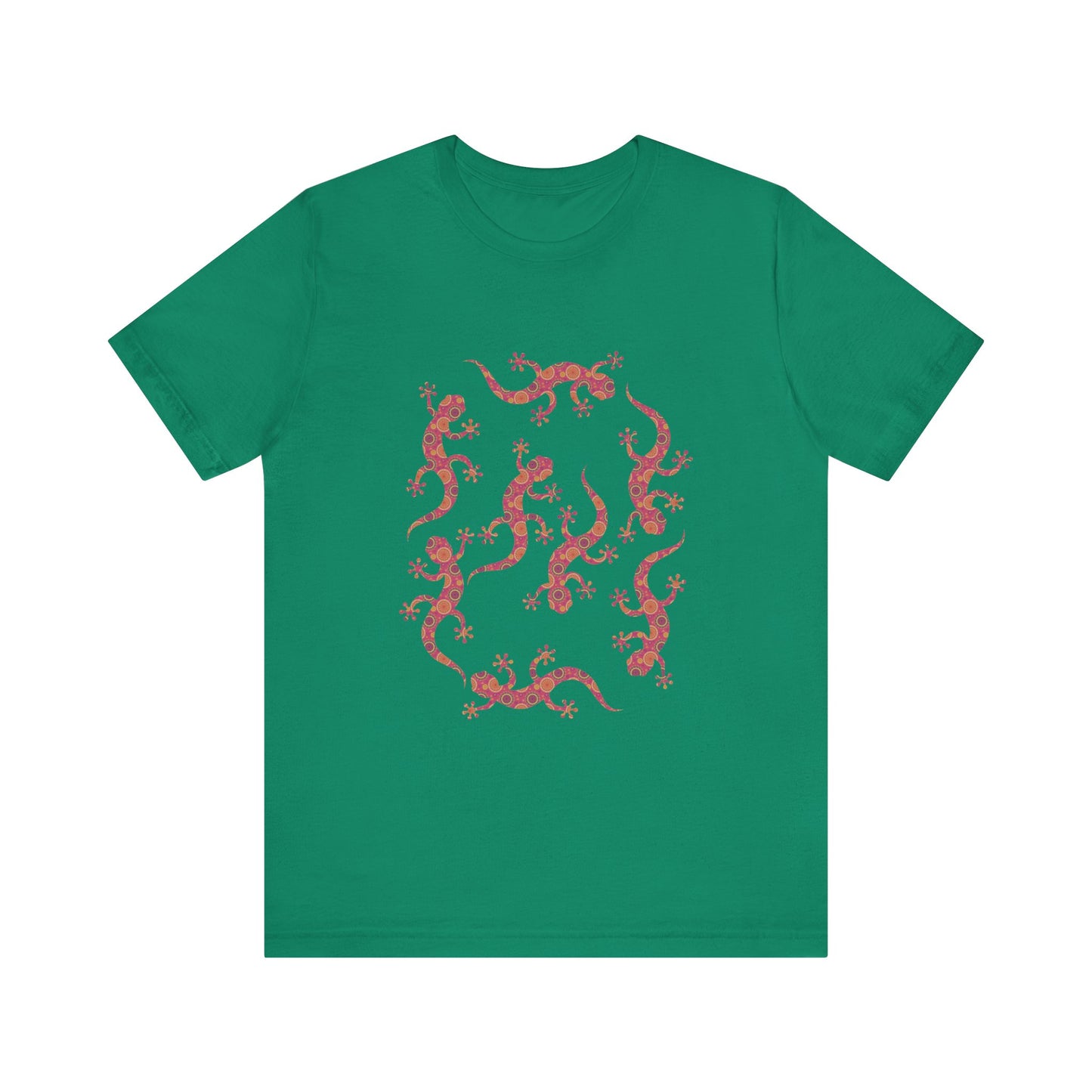 Lots of Geckos Unisex Jersey Tee - Casual Everyday Wear - Great for Reptile Lovers