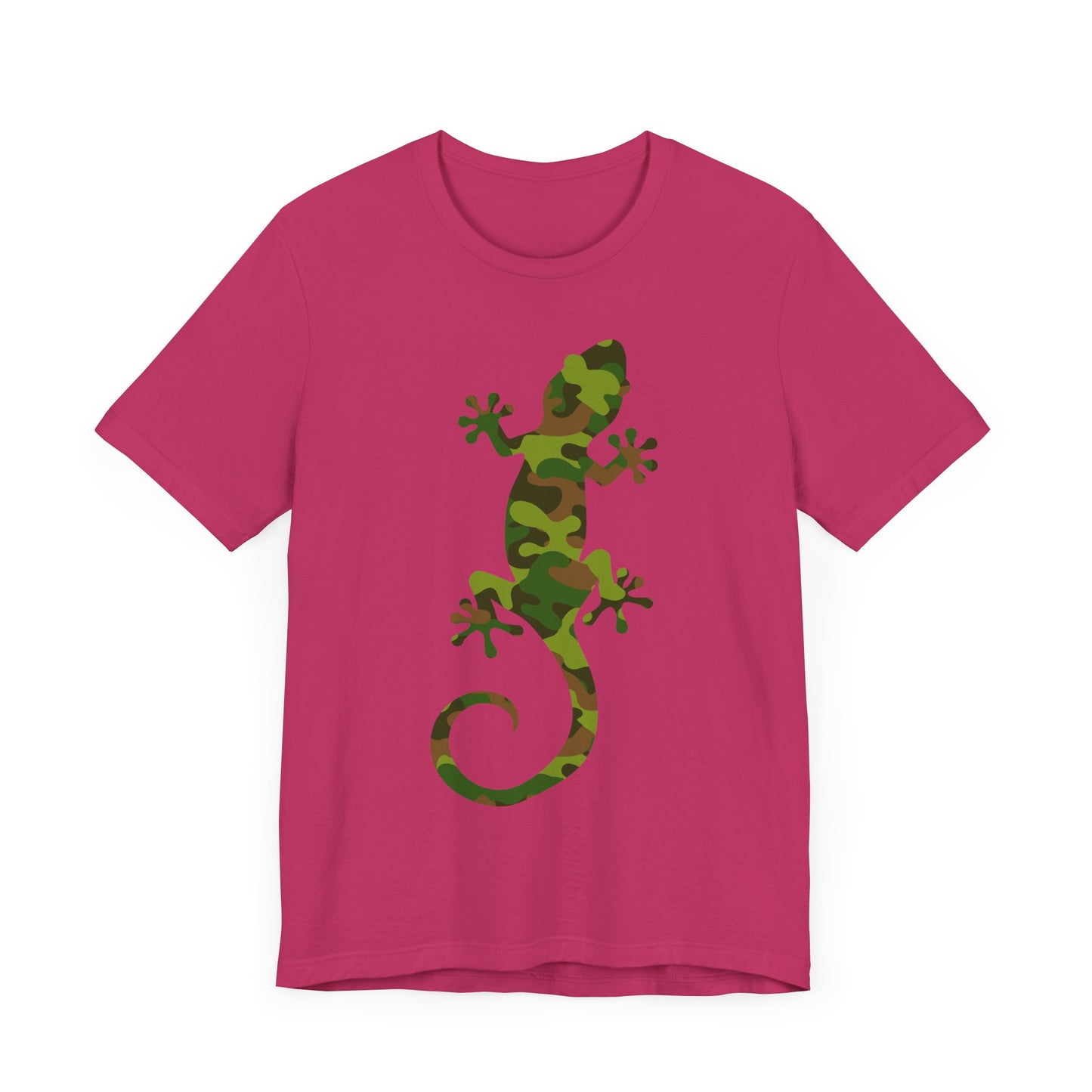 Camo Lizard Unisex Jersey Tee - Casual Everyday Wear - Great for Reptile Lovers