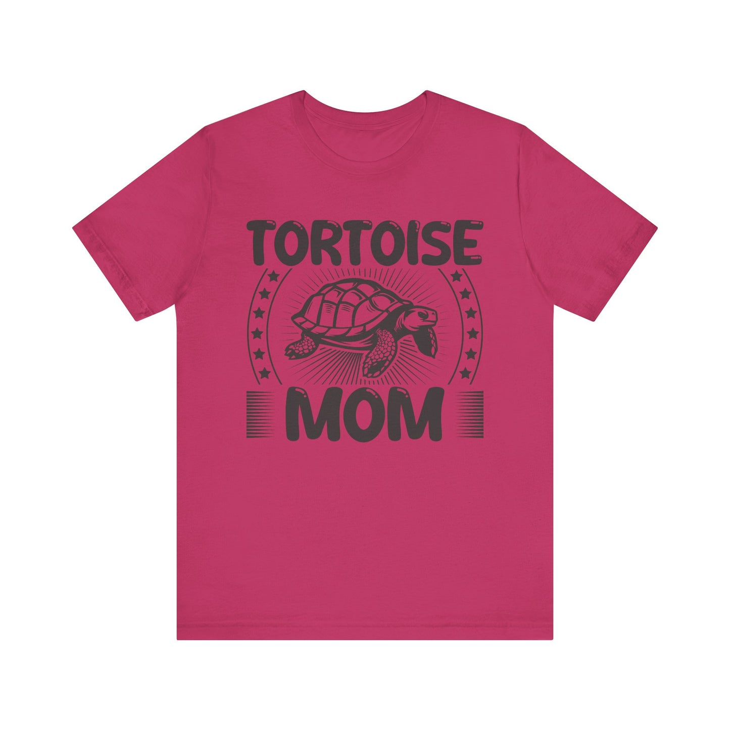"Tortoise Mom" Unisex Jersey Tee - Casual Everyday Wear - Great for Reptile Lovers