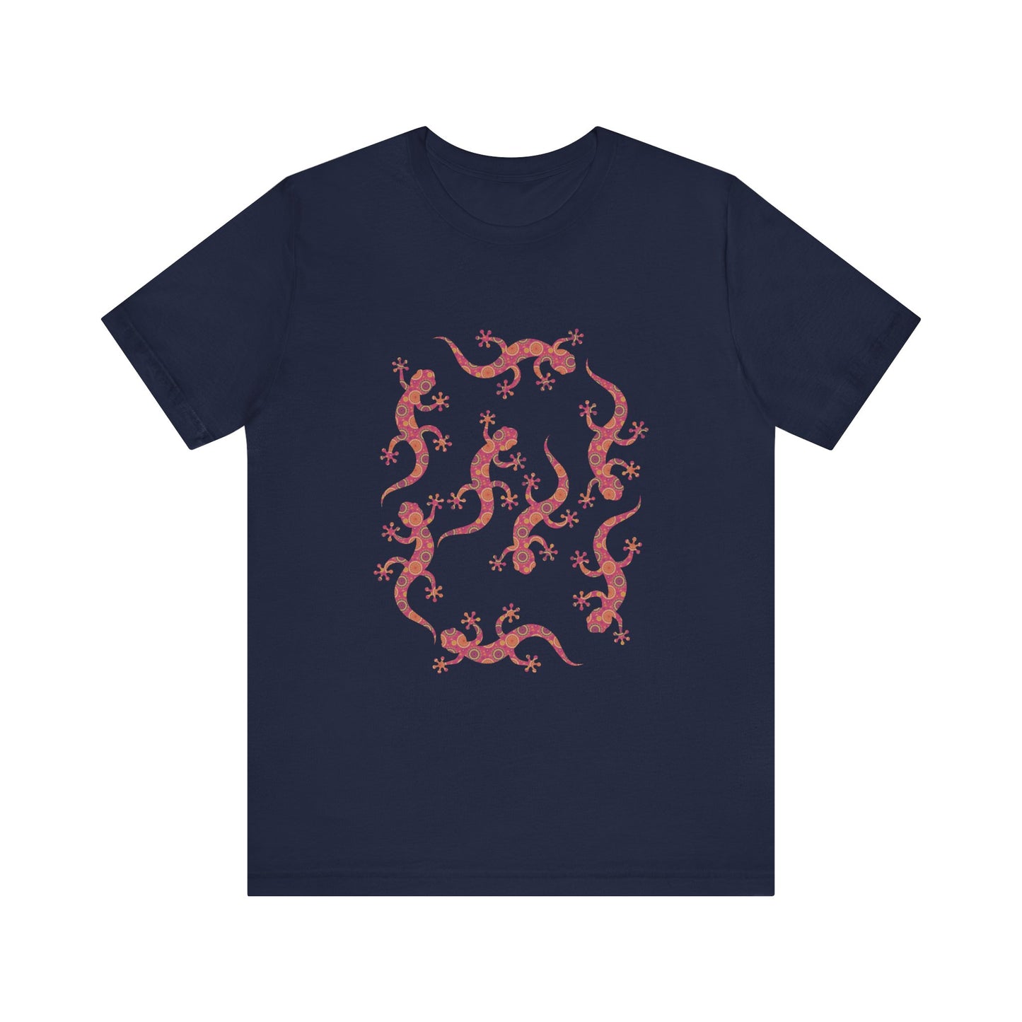 Lots of Geckos Unisex Jersey Tee - Casual Everyday Wear - Great for Reptile Lovers