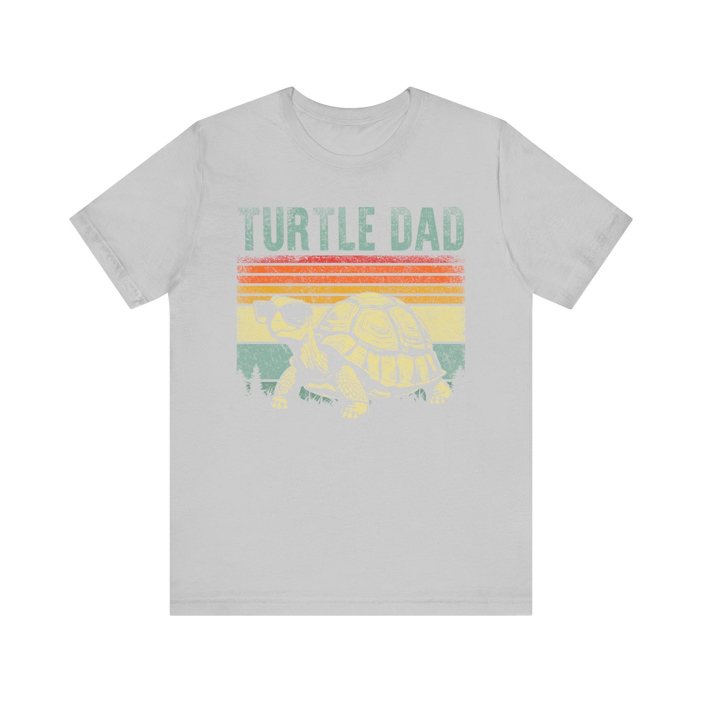 "Turtle Dad" Unisex Jersey Tee - Casual Everyday Wear - Great for Reptile Lovers