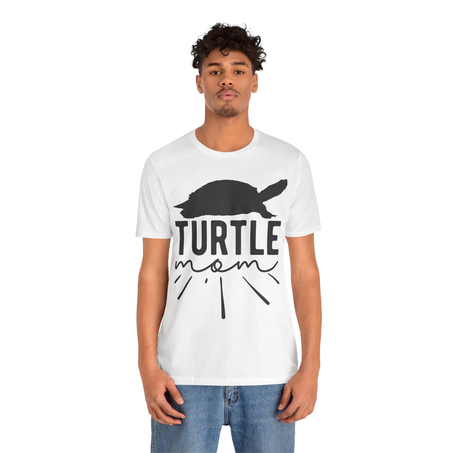 Turtle Mom Unisex Jersey Tee - Casual Everyday Wear - Great for Reptile Lovers