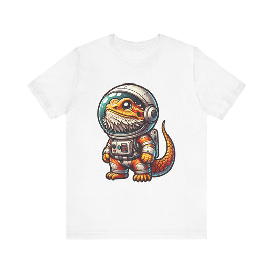Space Beardie Unisex Jersey Tee - Casual Everyday Wear - Great for Reptile Lovers