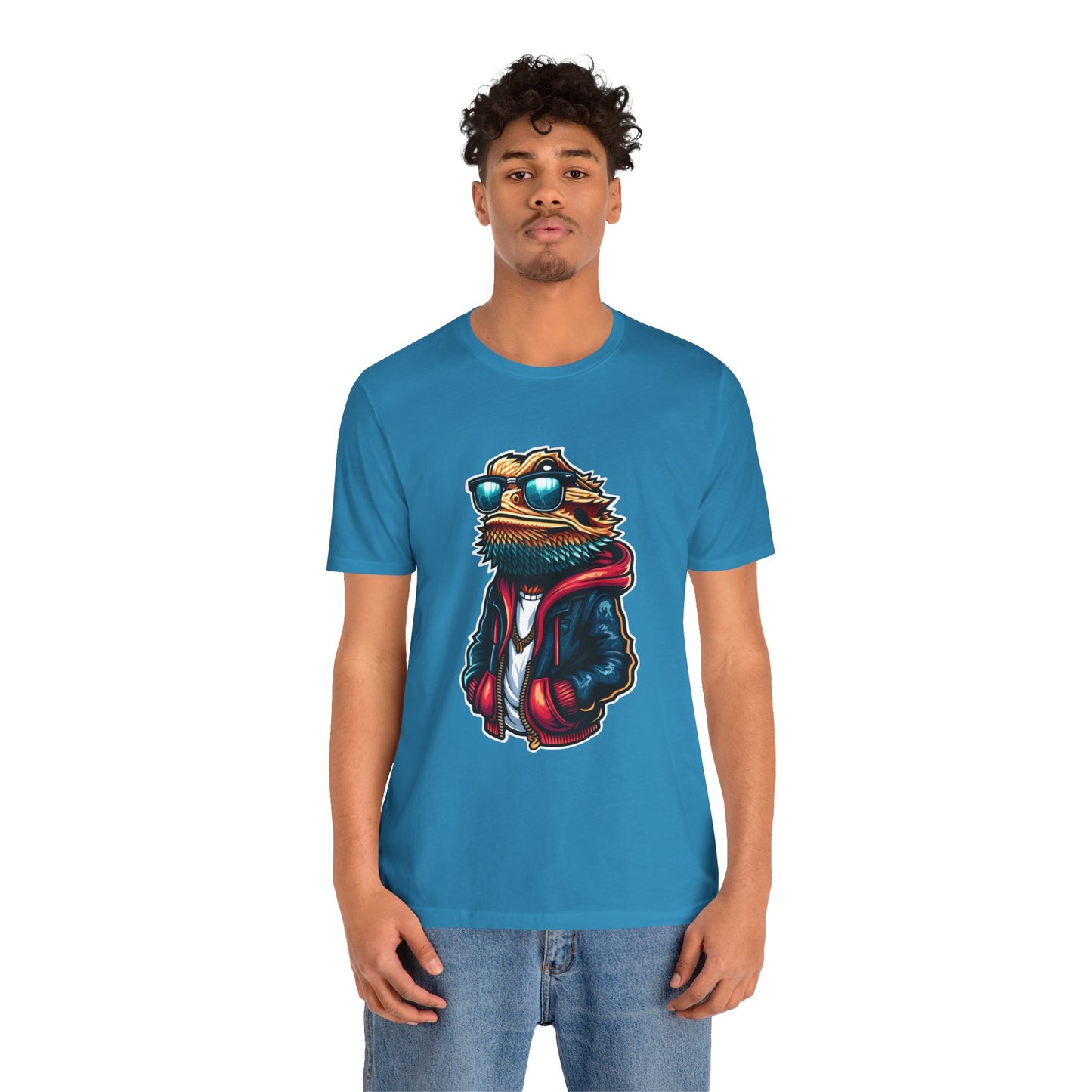 Cool Beardie Unisex Jersey Tee - Casual Everyday Wear - Great for Reptile Lovers