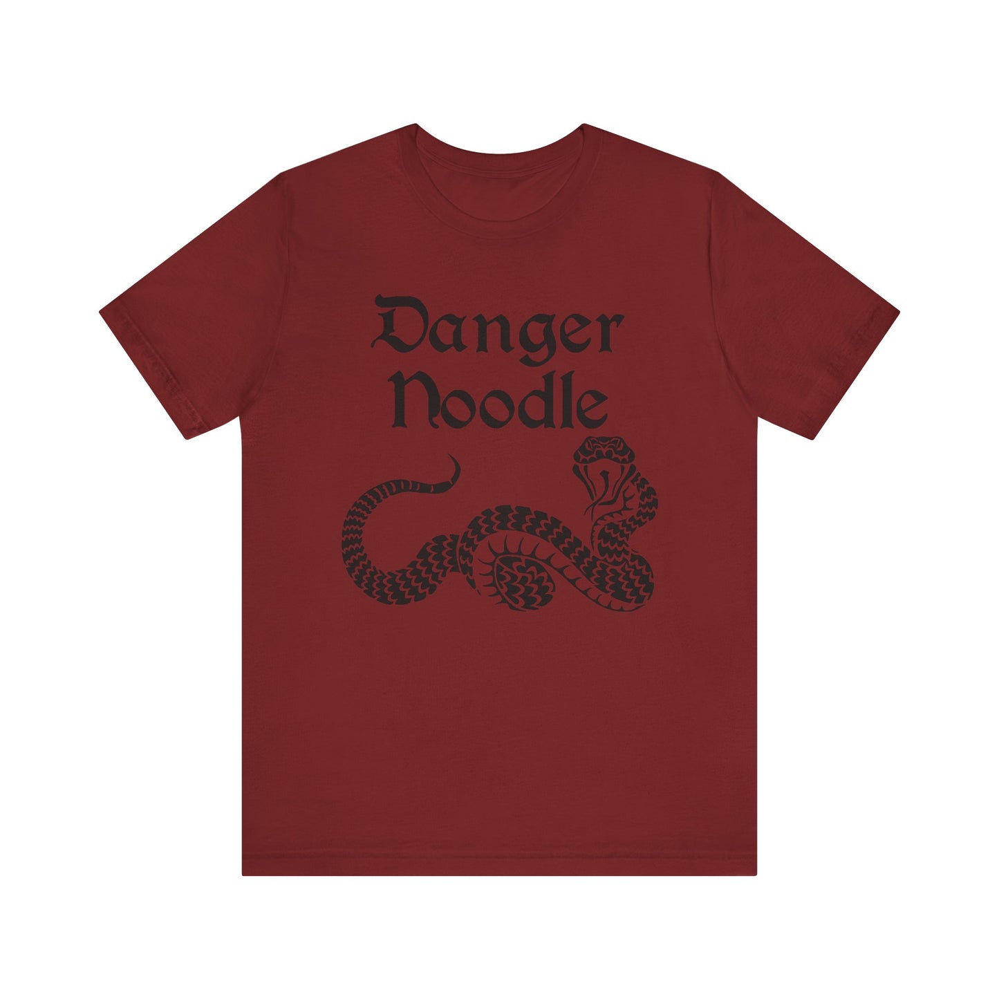 Danger Noodle Unisex Jersey Tee - Casual Everyday Wear - Great for Reptile Lovers