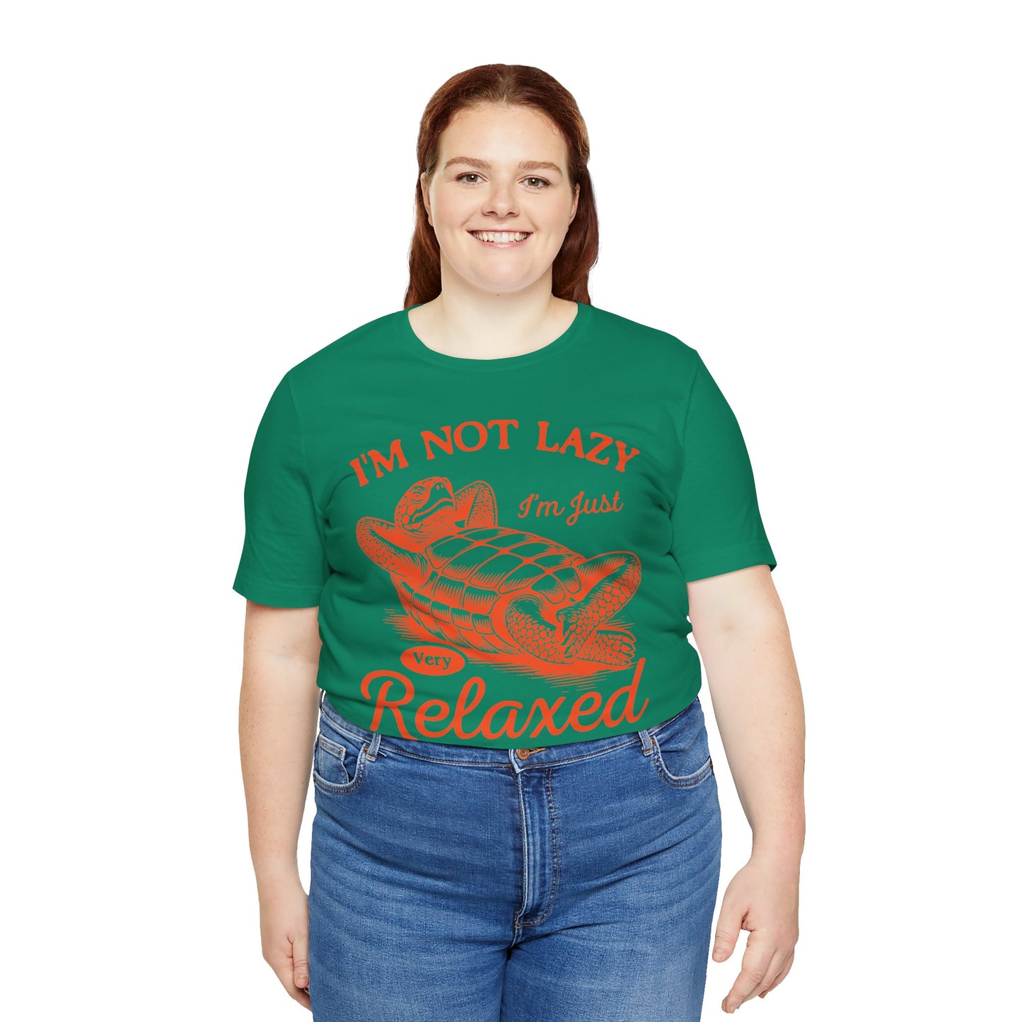"I'm Not Lazy" Unisex Jersey Tee - Casual Everyday Wear - Great for Reptile Lovers