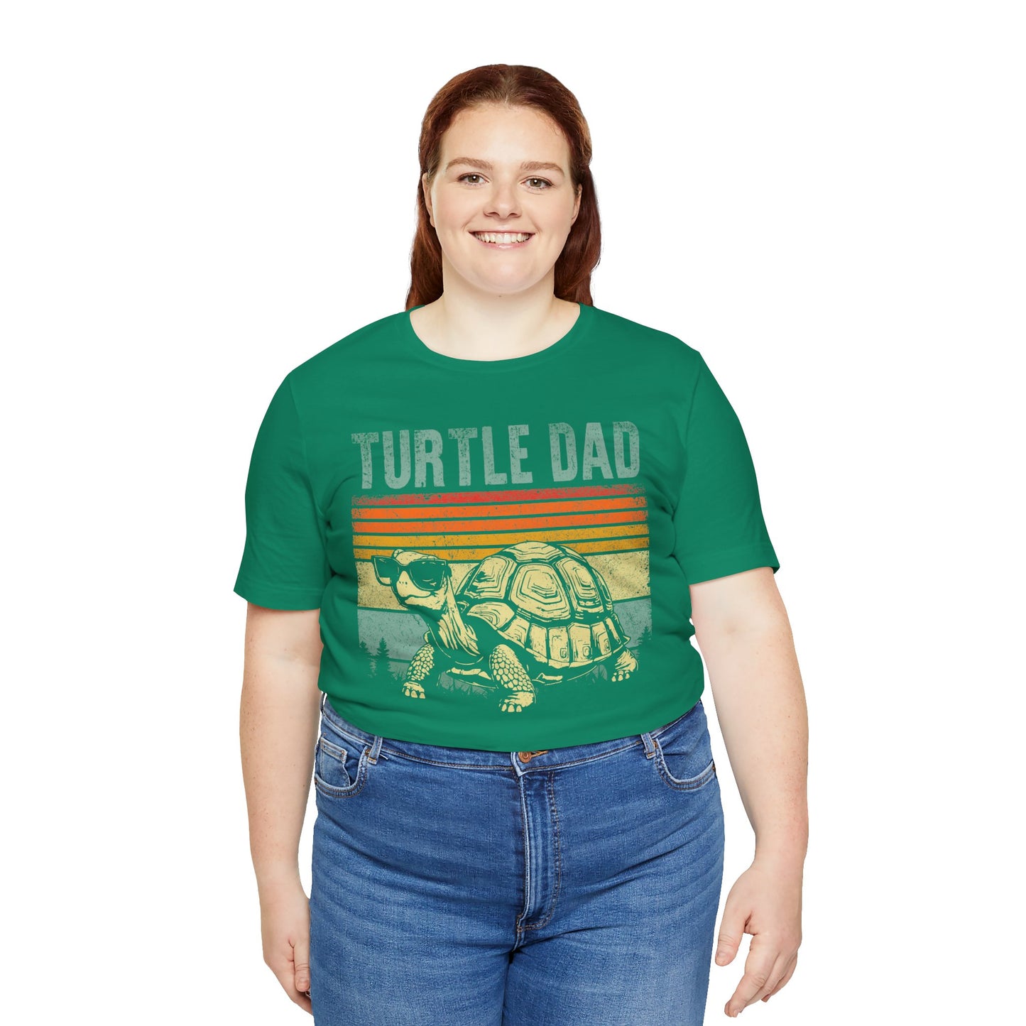 "Turtle Dad" Unisex Jersey Tee - Casual Everyday Wear - Great for Reptile Lovers