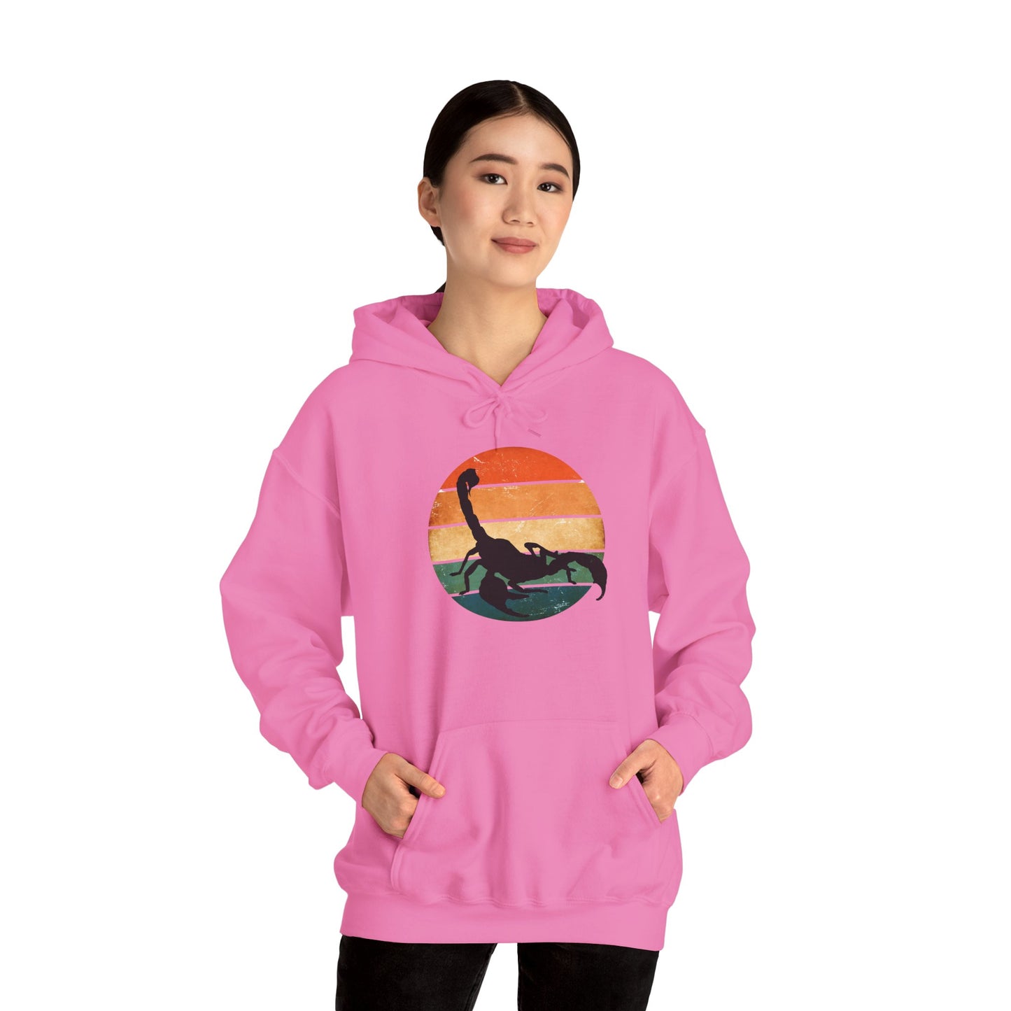 Scorpion Unisex Hooded Sweatshirt with Bold Print - Great for Reptile Lovers