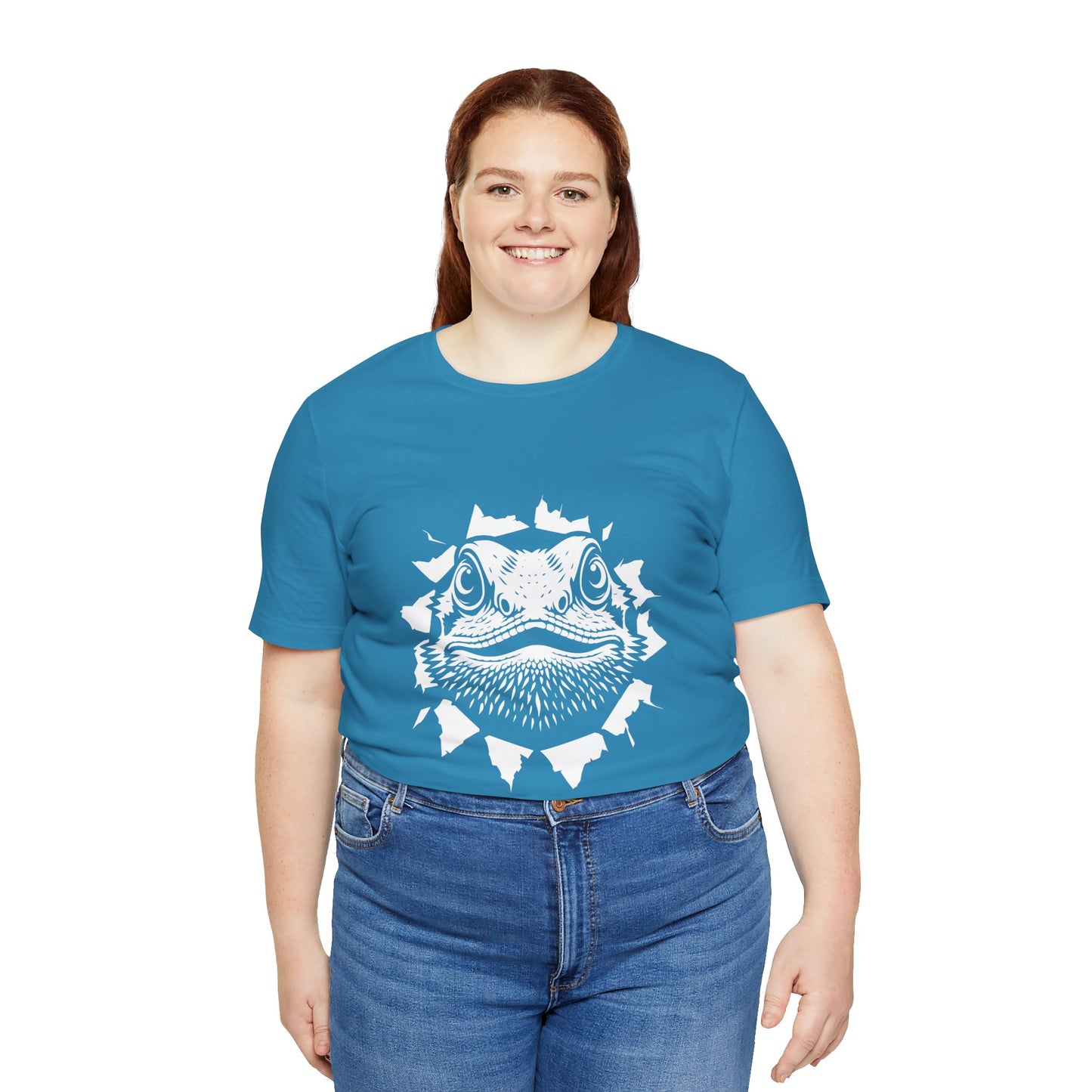 "Dragon Exit" Print Unisex Jersey Tee - Casual Everyday Wear - Great for Reptile Lovers
