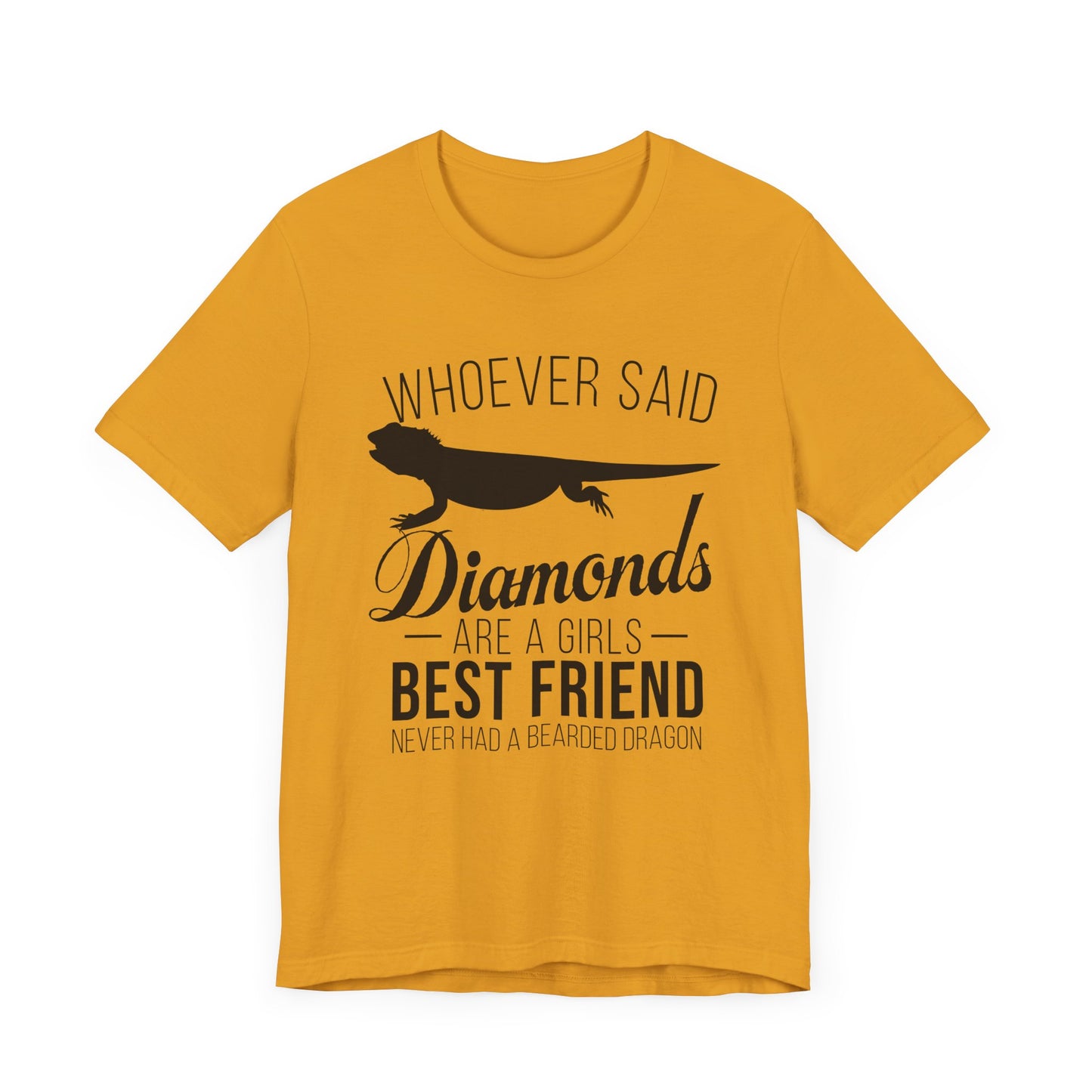 Dragons Are a Girl's Best Friend Unisex Jersey Tee - Casual Everyday Wear - Great for Reptile Lovers