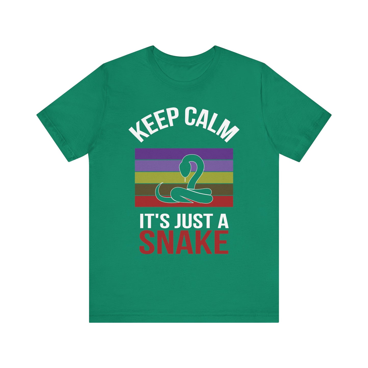 "It's Just a Snake" Unisex Jersey Tee - Casual Everyday Wear - Great for Reptile Lovers