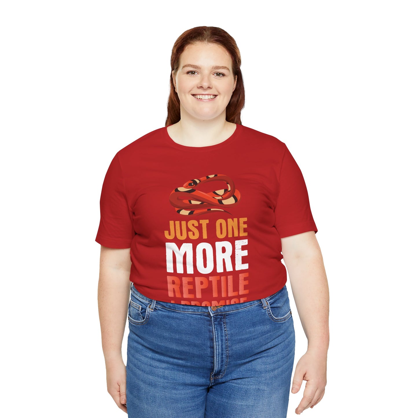 "Just One More Reptile" Unisex Jersey Tee - Casual Everyday Wear - Great for Reptile Lovers