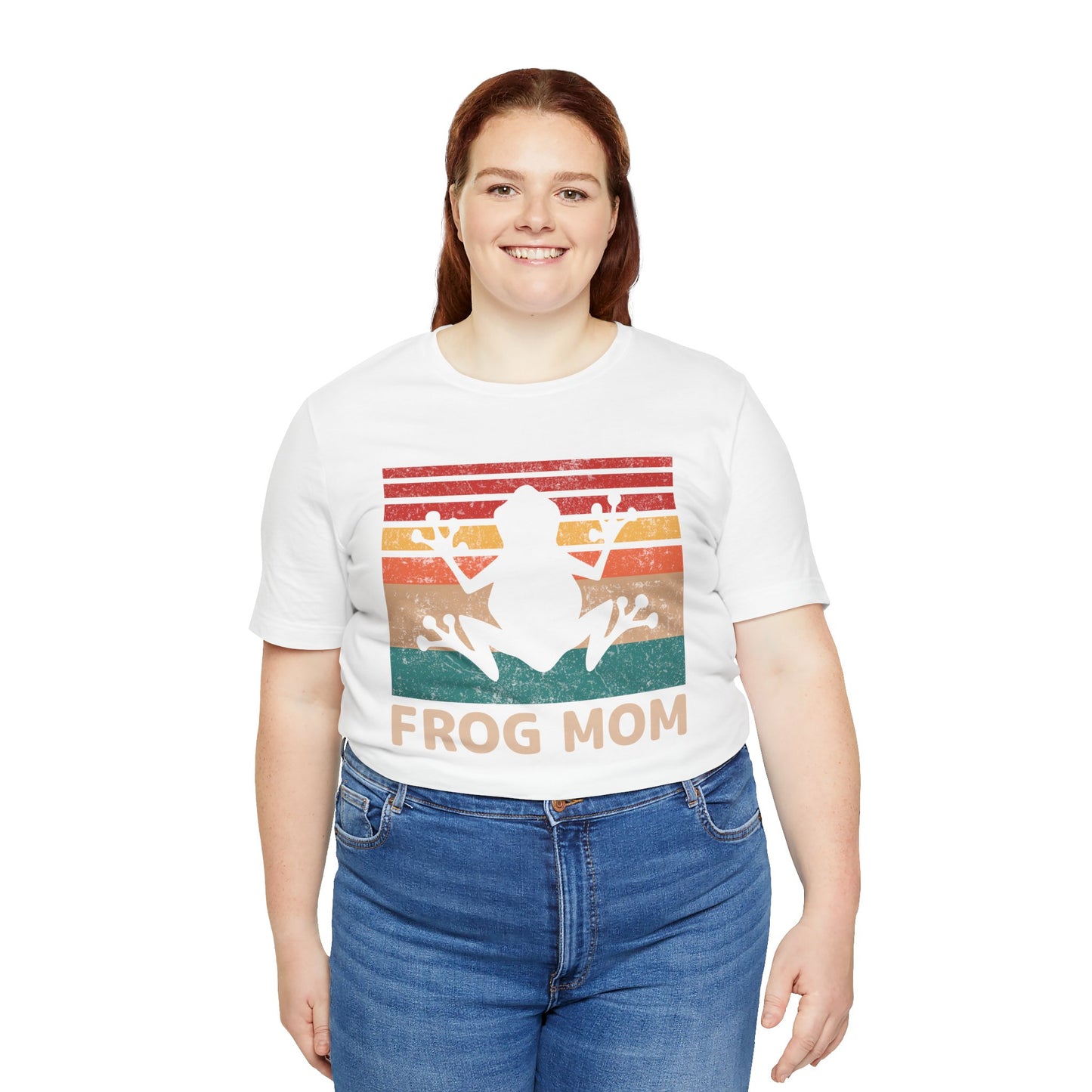 "Frog Mom" Unisex Jersey Tee - Casual Everyday Wear - Great for Reptile Lovers