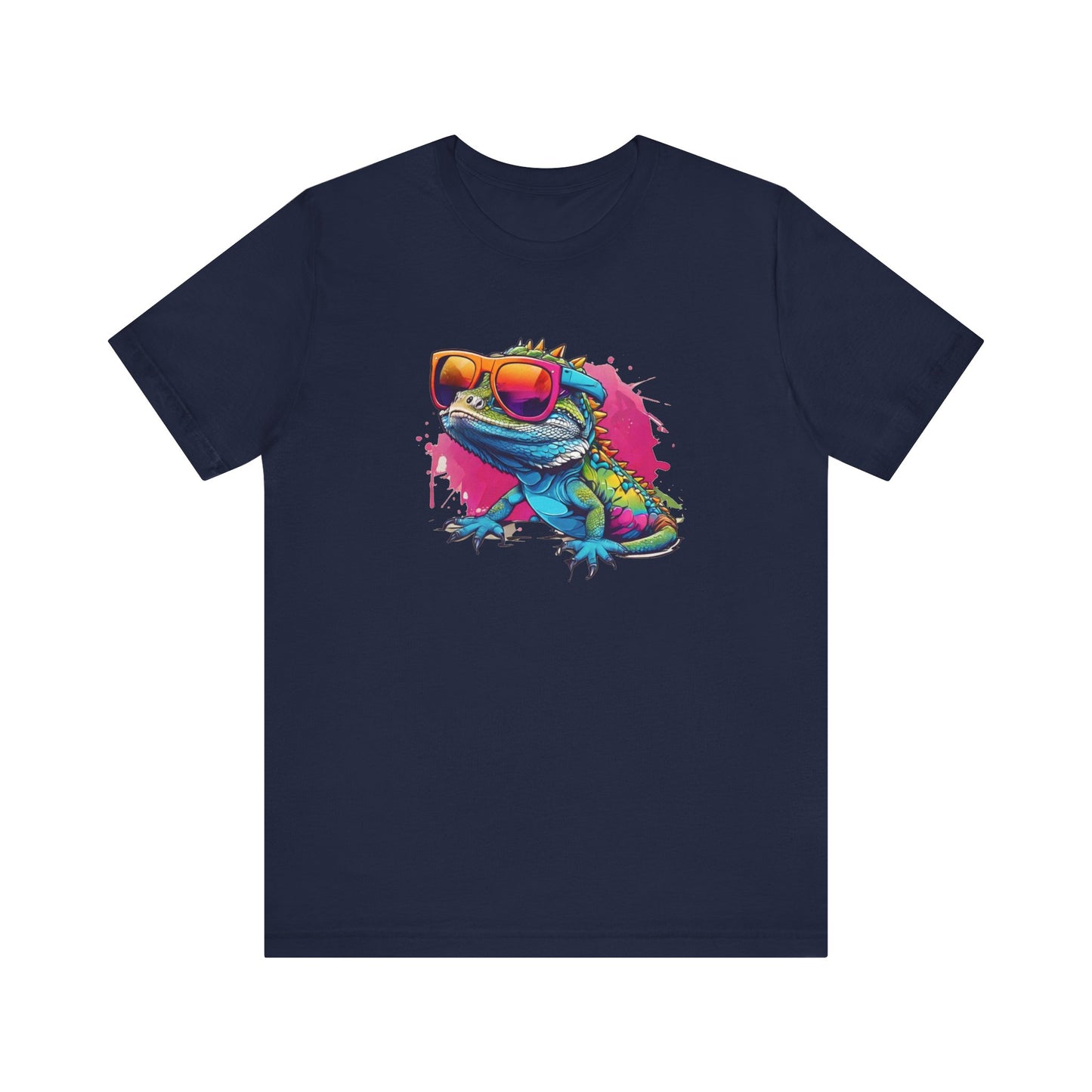 Cool Lizard Unisex Jersey Tee - Casual Everyday Wear - Great for Reptile Lovers