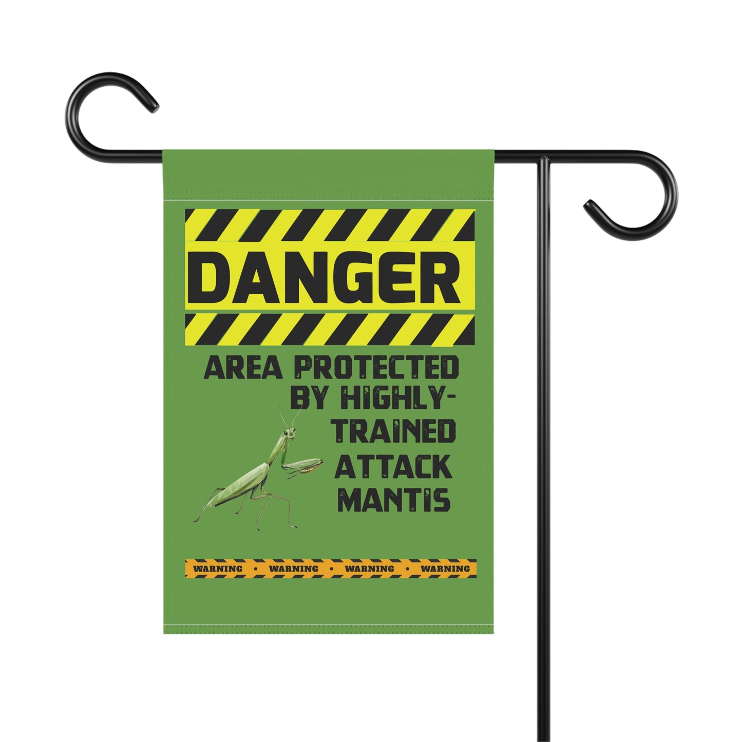 Mantis Danger Garden House Banner - Customizable Outdoor Decor to Showcase Your Love of Insects