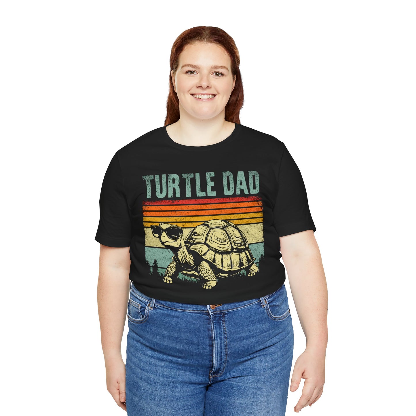 "Turtle Dad" Unisex Jersey Tee - Casual Everyday Wear - Great for Reptile Lovers