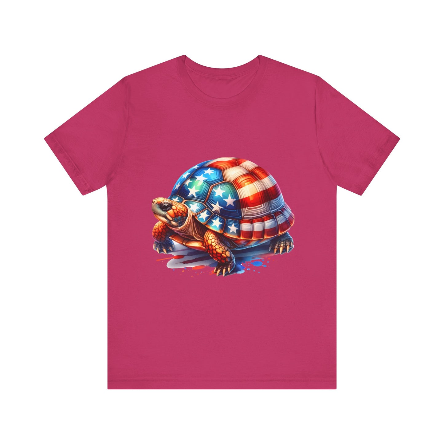 American Turtle Unisex Jersey Tee - Casual Everyday Wear - Great for Reptile Lovers