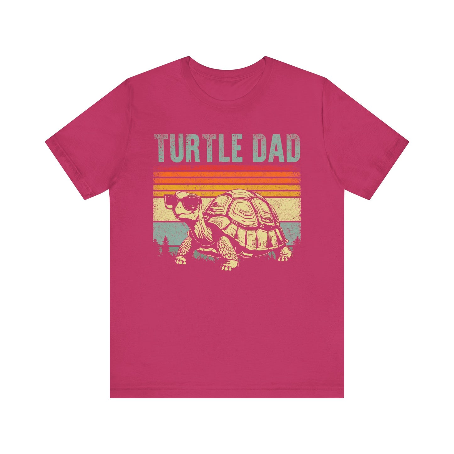 "Turtle Dad" Unisex Jersey Tee - Casual Everyday Wear - Great for Reptile Lovers
