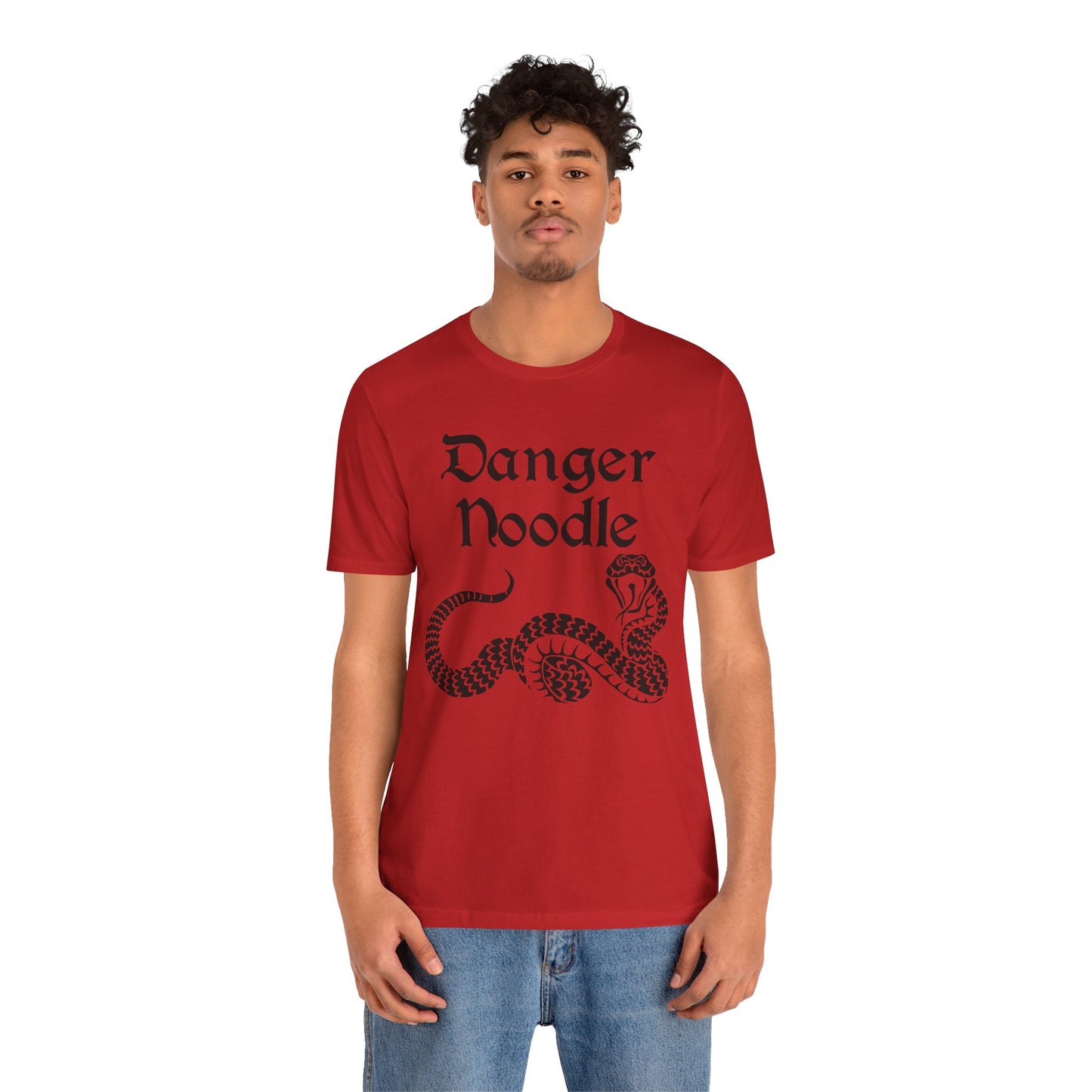 Danger Noodle Unisex Jersey Tee - Casual Everyday Wear - Great for Reptile Lovers