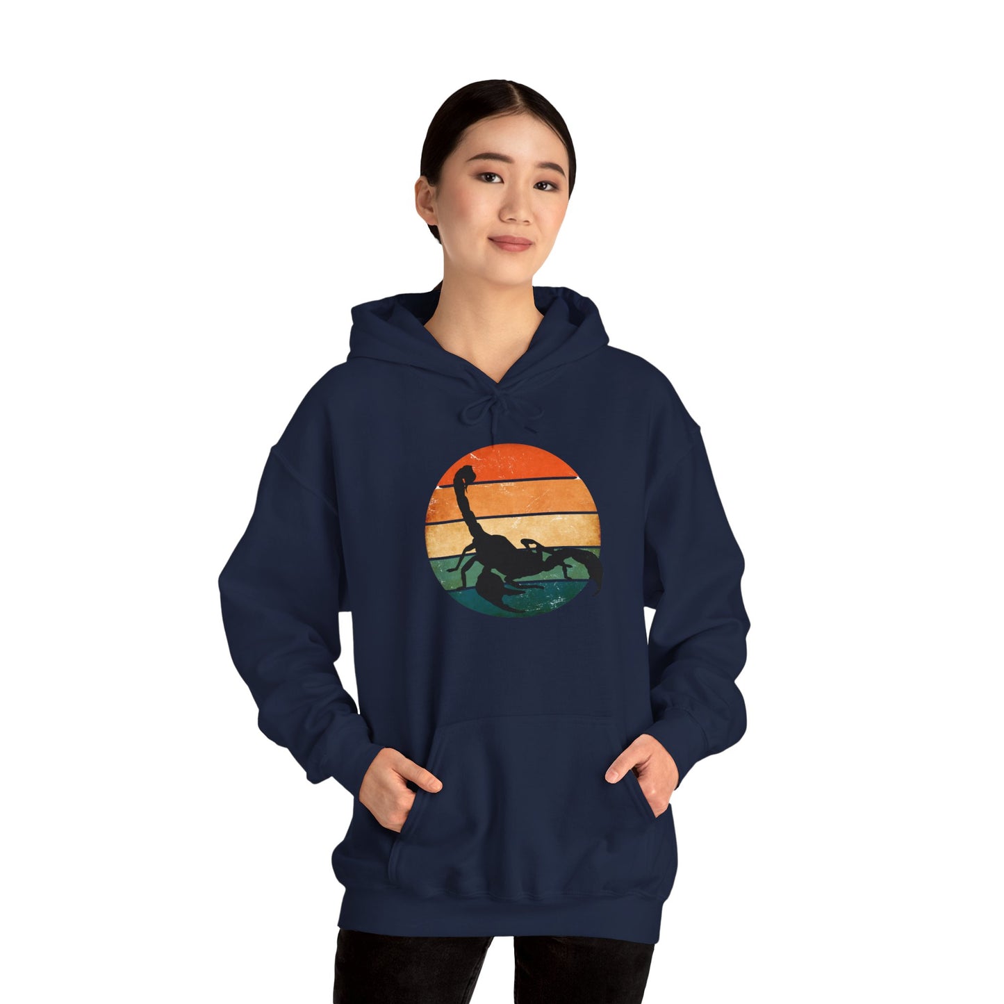 Scorpion Unisex Hooded Sweatshirt with Bold Print - Great for Reptile Lovers