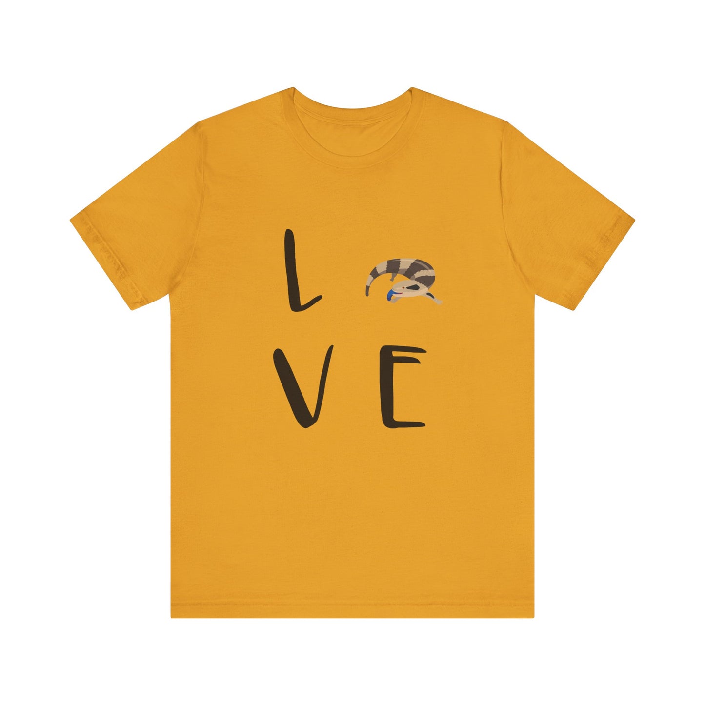 Blue-Tongued Skink Love Unisex Jersey Tee - Casual Everyday Wear - Great for Reptile Lovers