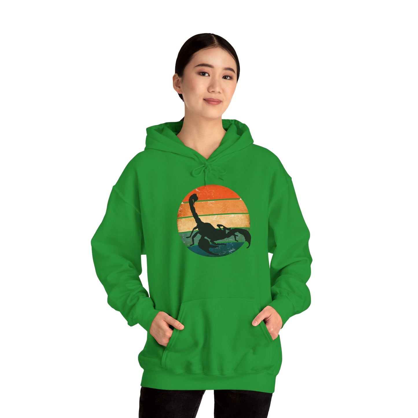 Scorpion Unisex Hooded Sweatshirt with Bold Print - Great for Reptile Lovers