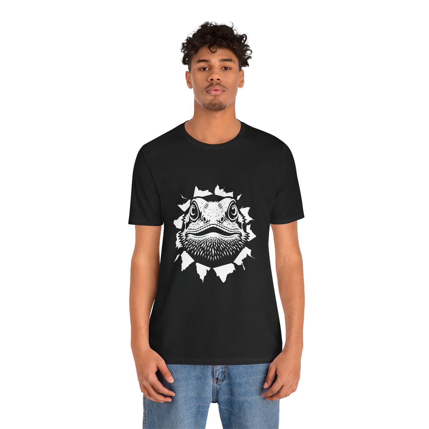 "Dragon Exit" Print Unisex Jersey Tee - Casual Everyday Wear - Great for Reptile Lovers