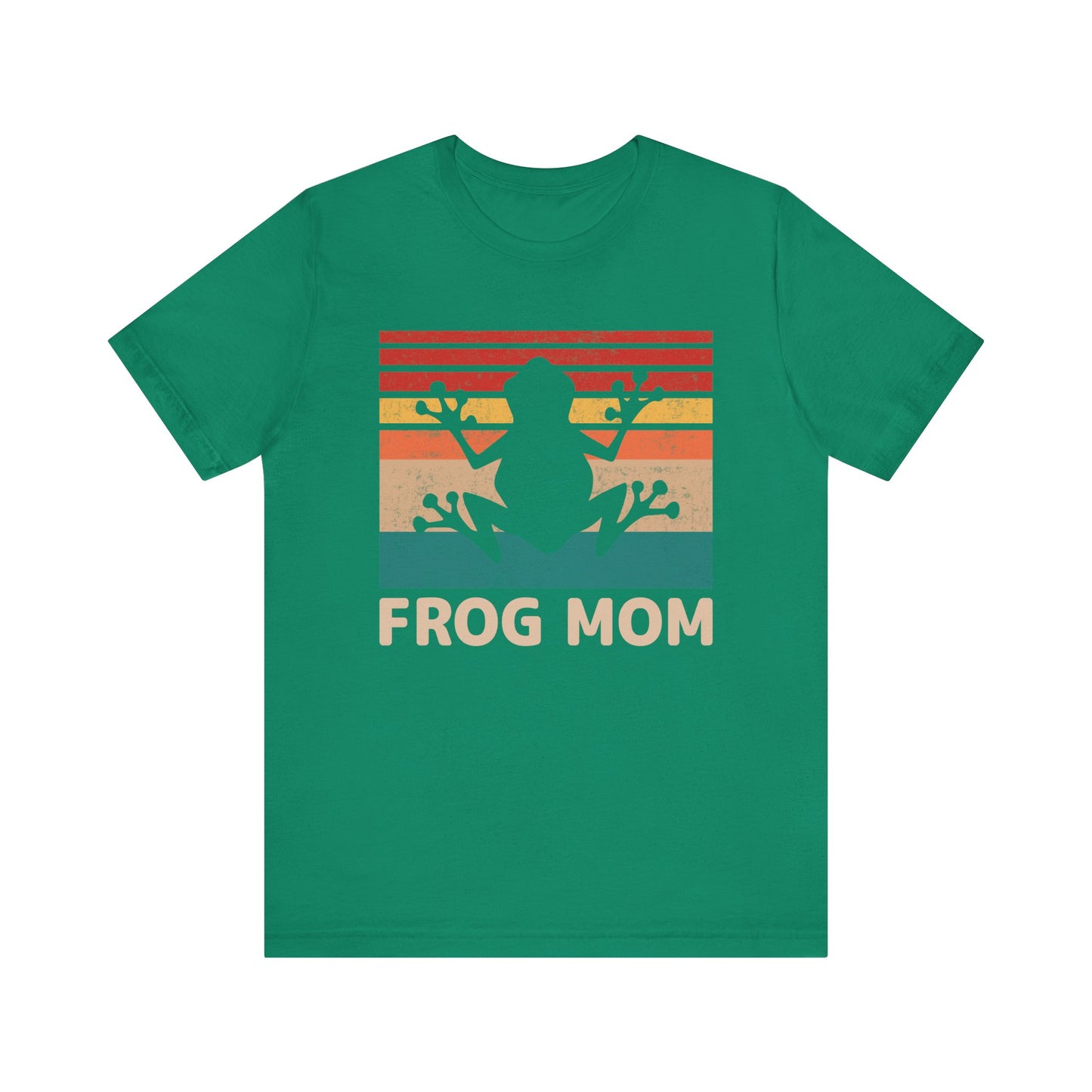 "Frog Mom" Unisex Jersey Tee - Casual Everyday Wear - Great for Reptile Lovers