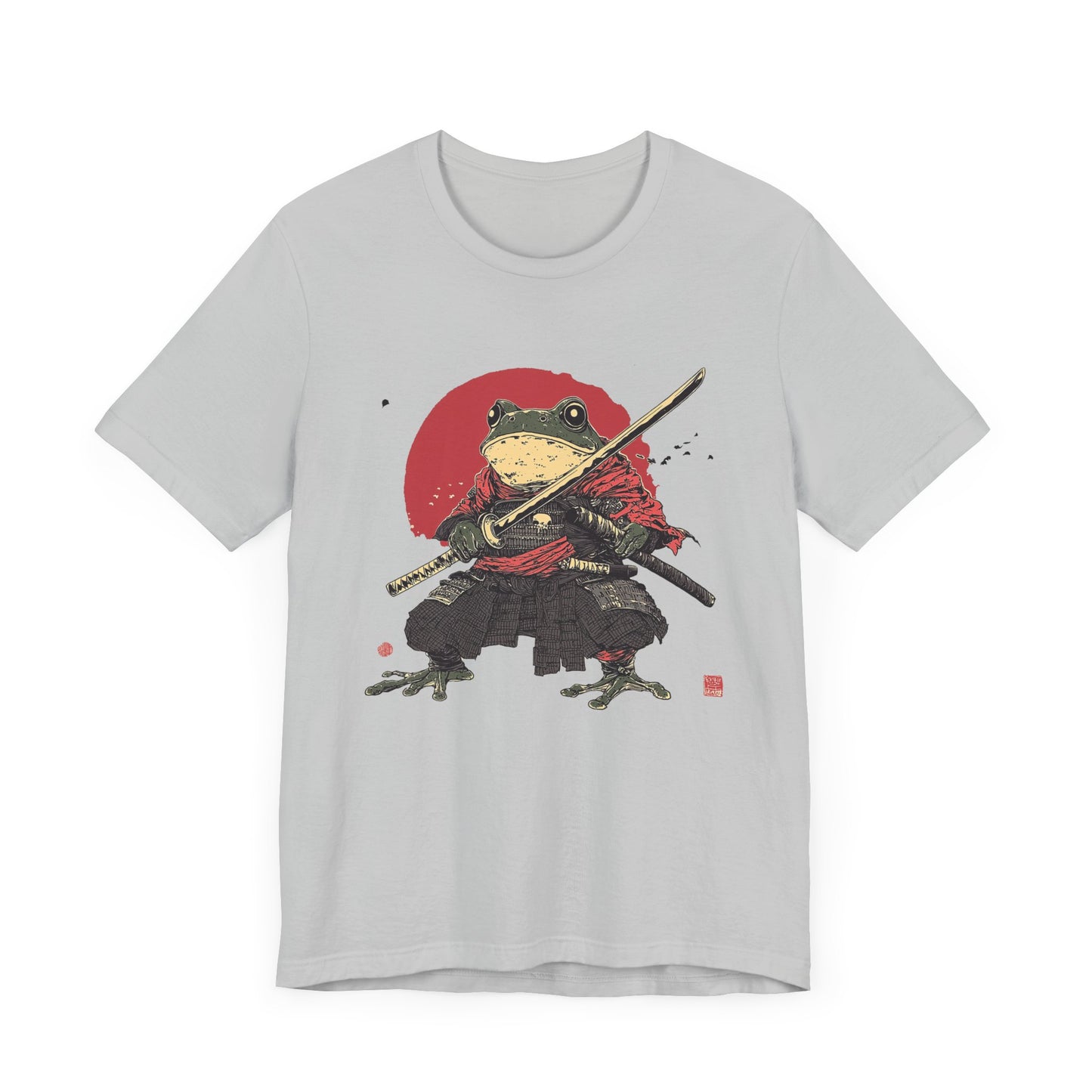 Samurai Frog Unisex Jersey Tee - Casual Everyday Wear - Great for Reptile Lovers