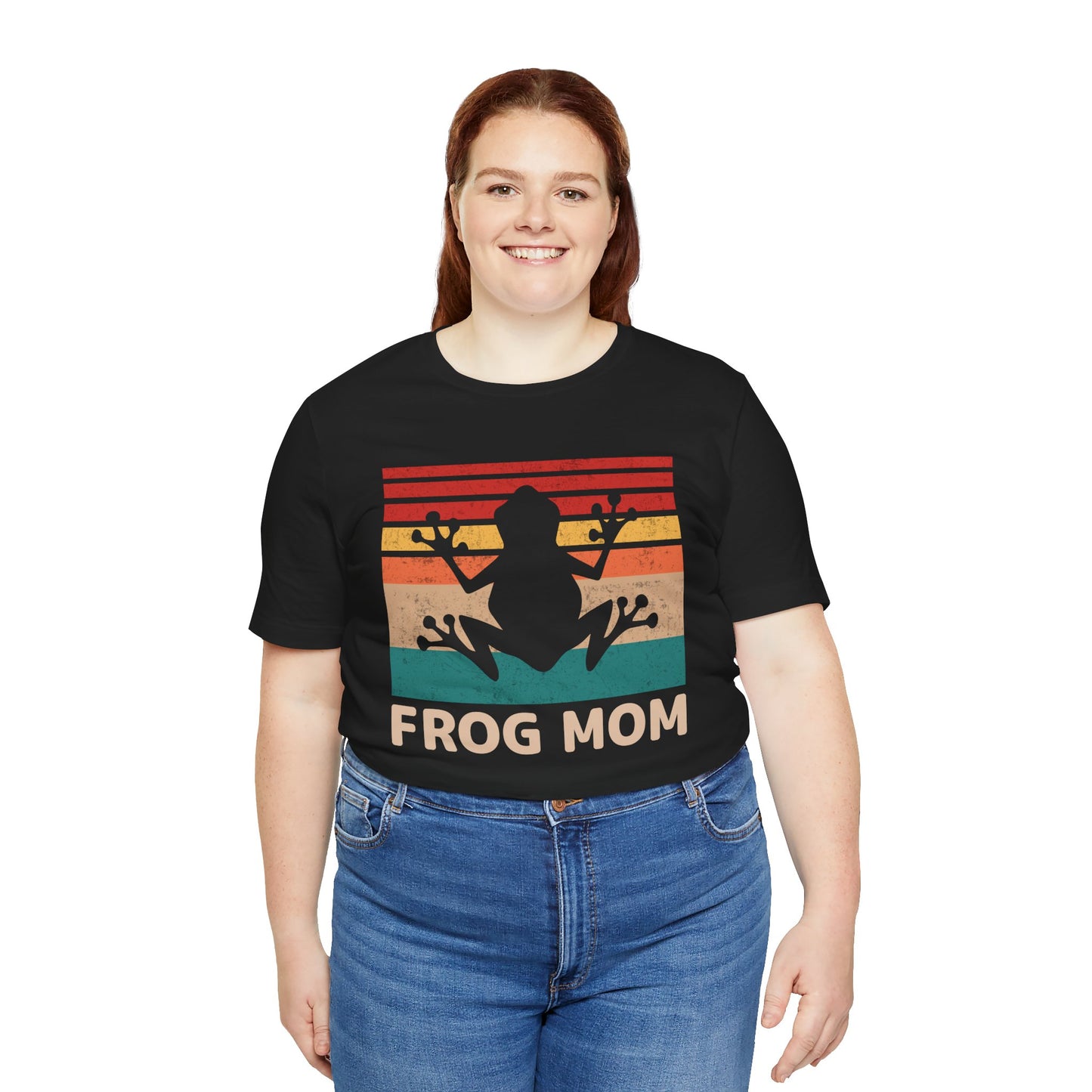 "Frog Mom" Unisex Jersey Tee - Casual Everyday Wear - Great for Reptile Lovers