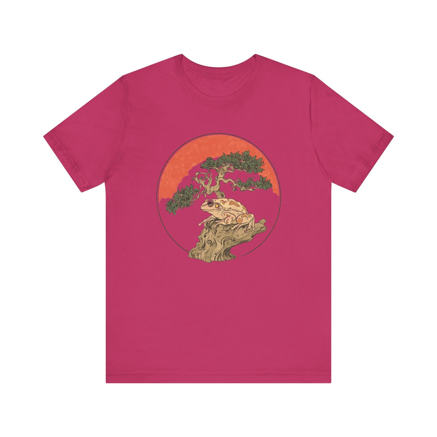 Bonsai Frog Unisex Jersey Tee - Casual Everyday Wear - Great for Reptile Lovers