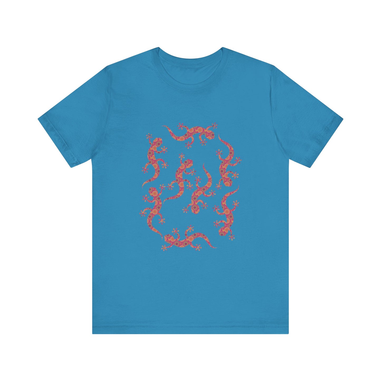 Lots of Geckos Unisex Jersey Tee - Casual Everyday Wear - Great for Reptile Lovers