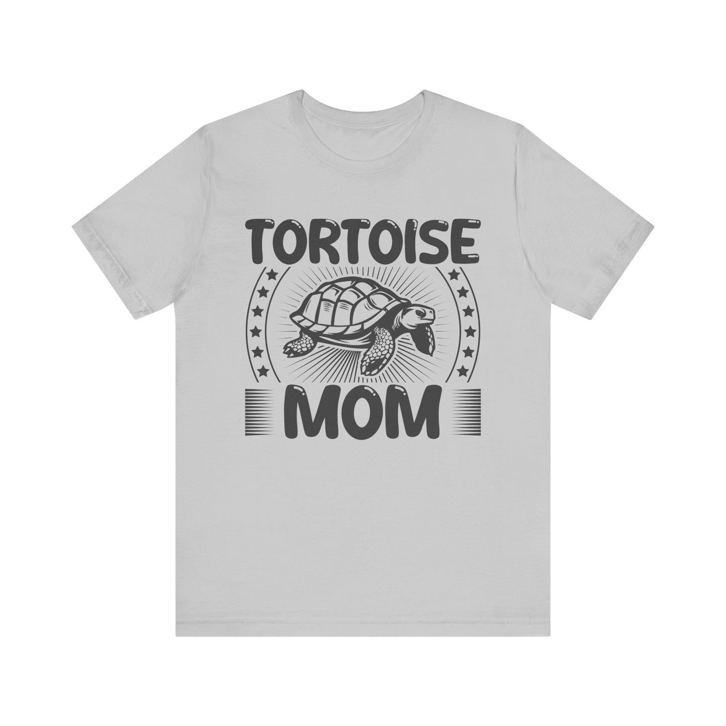"Tortoise Mom" Unisex Jersey Tee - Casual Everyday Wear - Great for Reptile Lovers