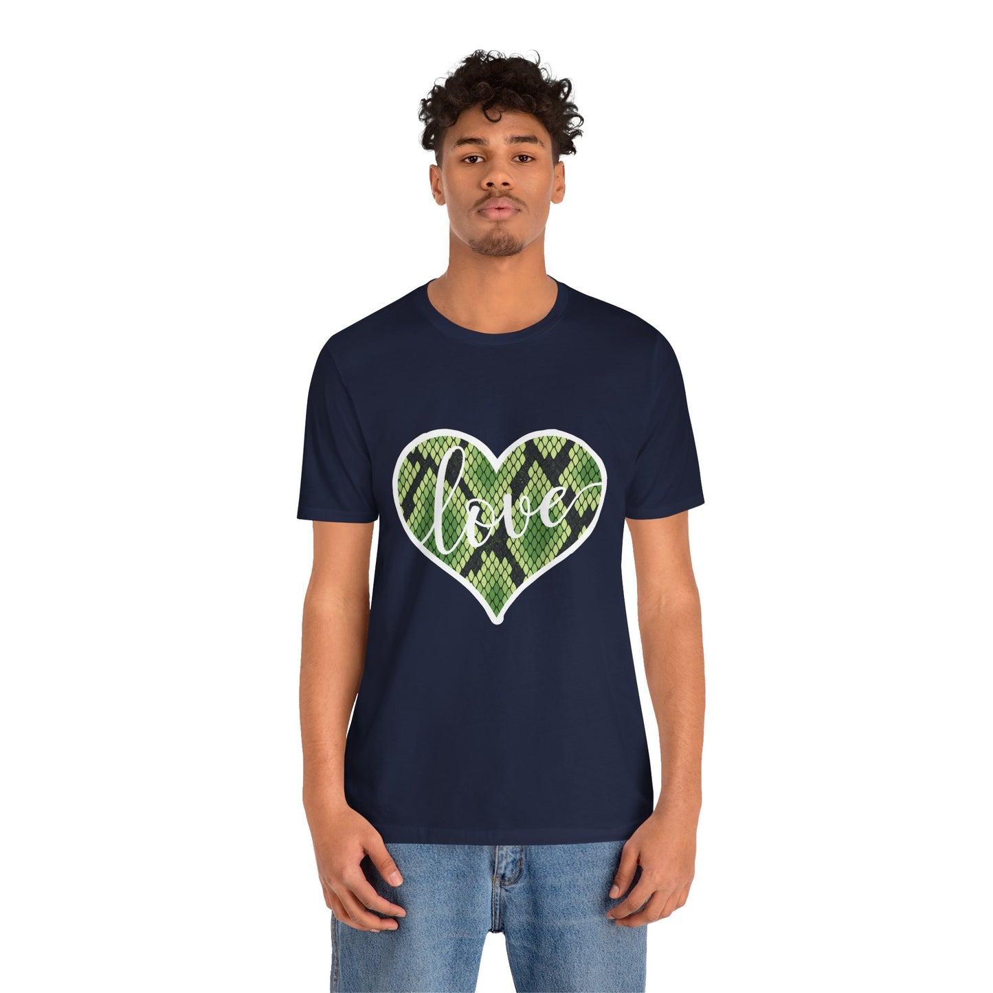 Love Scales Unisex Jersey Tee - Casual Everyday Wear - Great for Reptile Lovers