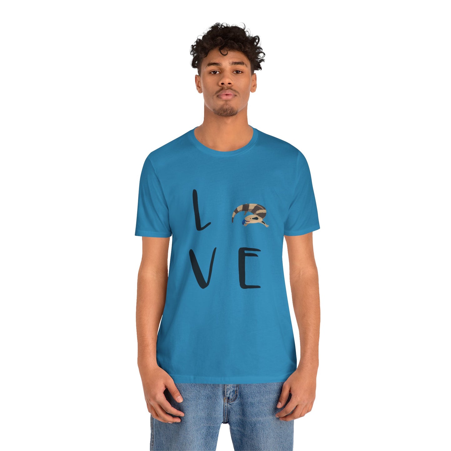 Blue-Tongued Skink Love Unisex Jersey Tee - Casual Everyday Wear - Great for Reptile Lovers