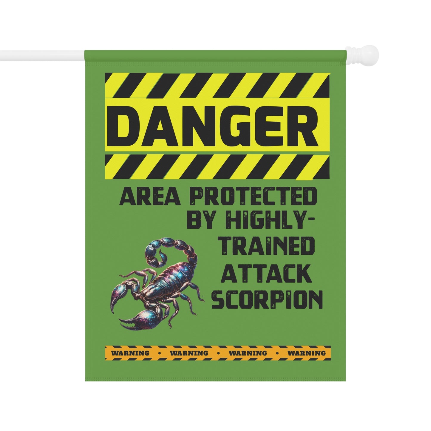 Scorpion Danger Garden House Banner - Customizable Outdoor Decor to Showcase Your Love of Critters