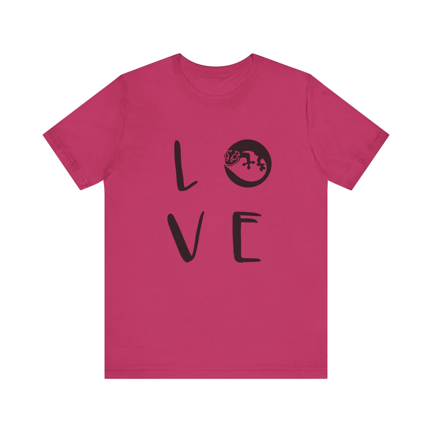 Lizard Love Unisex Jersey Tee - Casual Everyday Wear - Great for Reptile Lovers