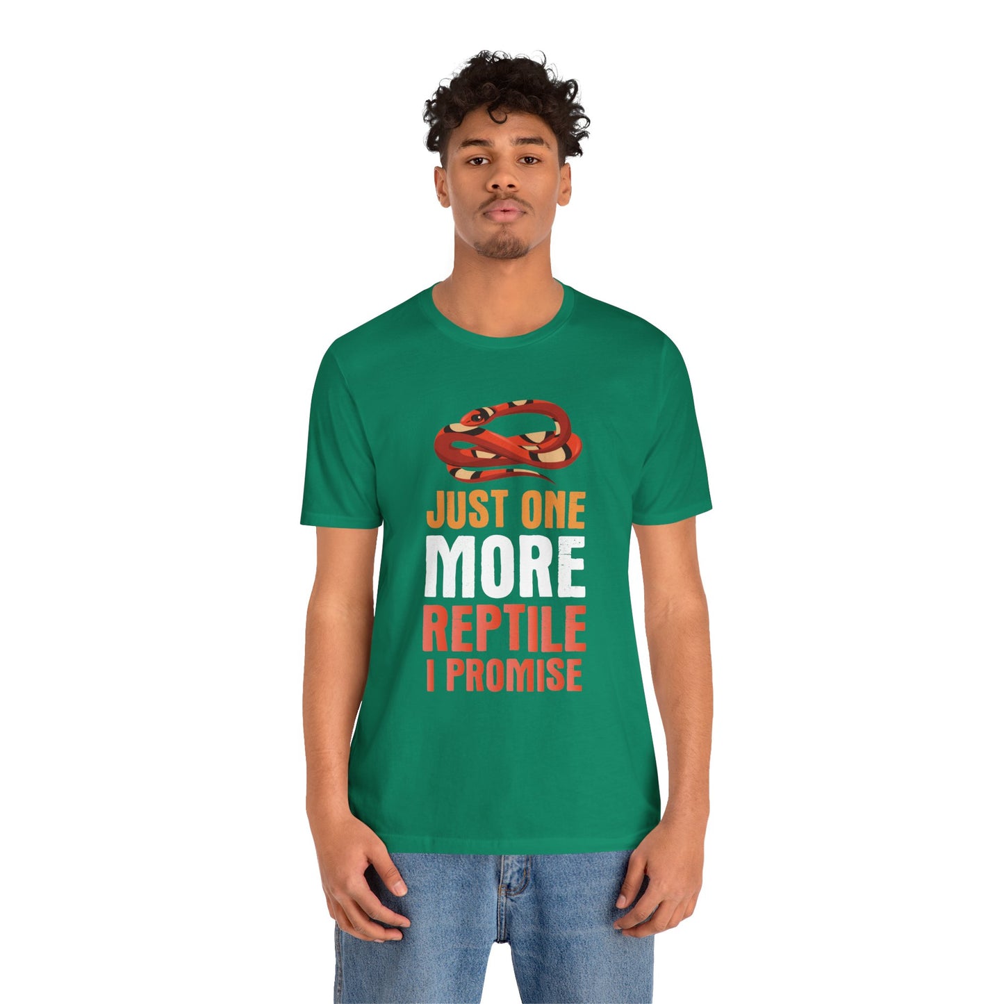 "Just One More Reptile" Unisex Jersey Tee - Casual Everyday Wear - Great for Reptile Lovers