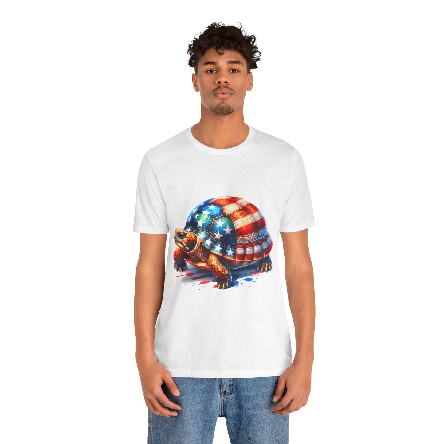 American Turtle Unisex Jersey Tee - Casual Everyday Wear - Great for Reptile Lovers