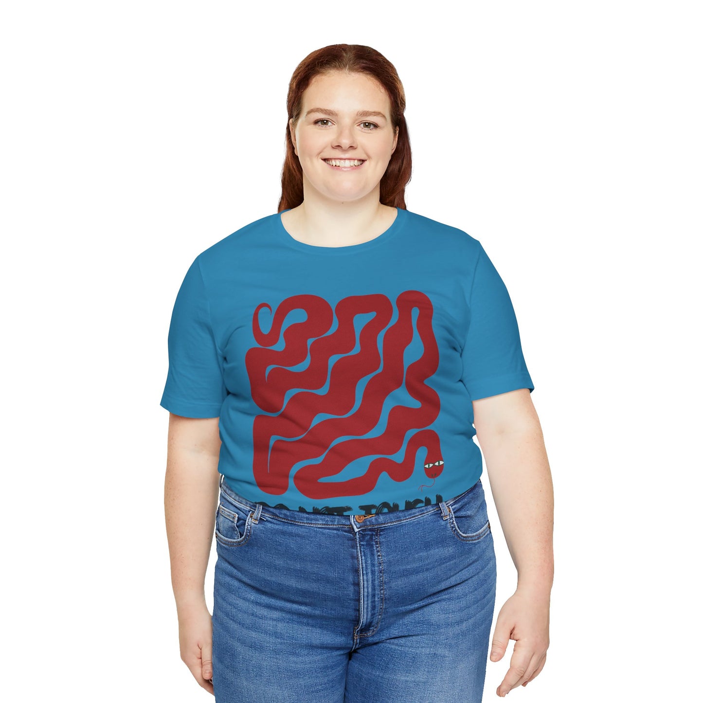 "Do Not Touch" Unisex Jersey Tee - Casual Everyday Wear - Great for Reptile Lovers