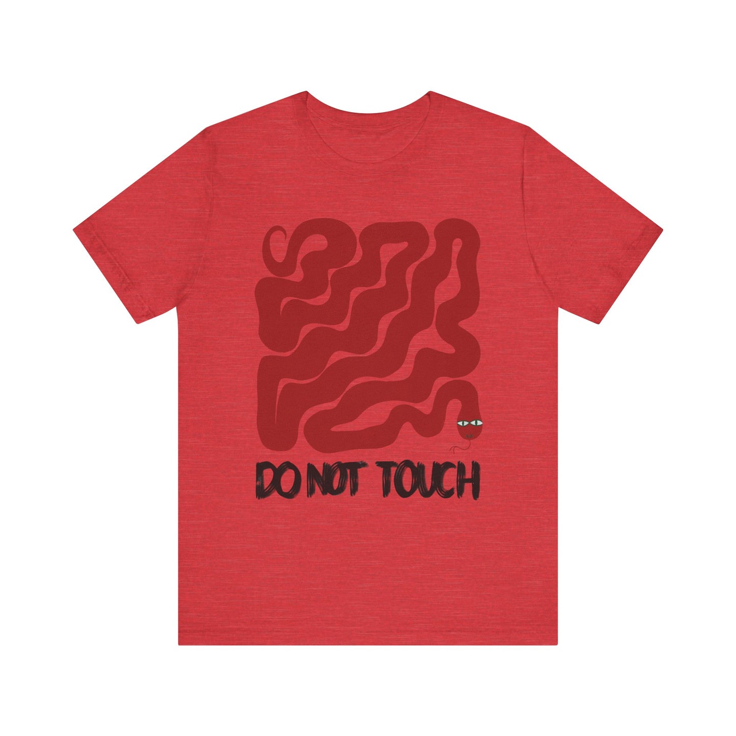 "Do Not Touch" Unisex Jersey Tee - Casual Everyday Wear - Great for Reptile Lovers