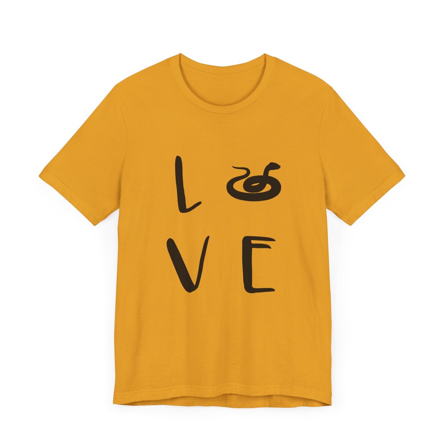 Snake Love Unisex Jersey Tee - Casual Everyday Wear - Great for Reptile Lovers