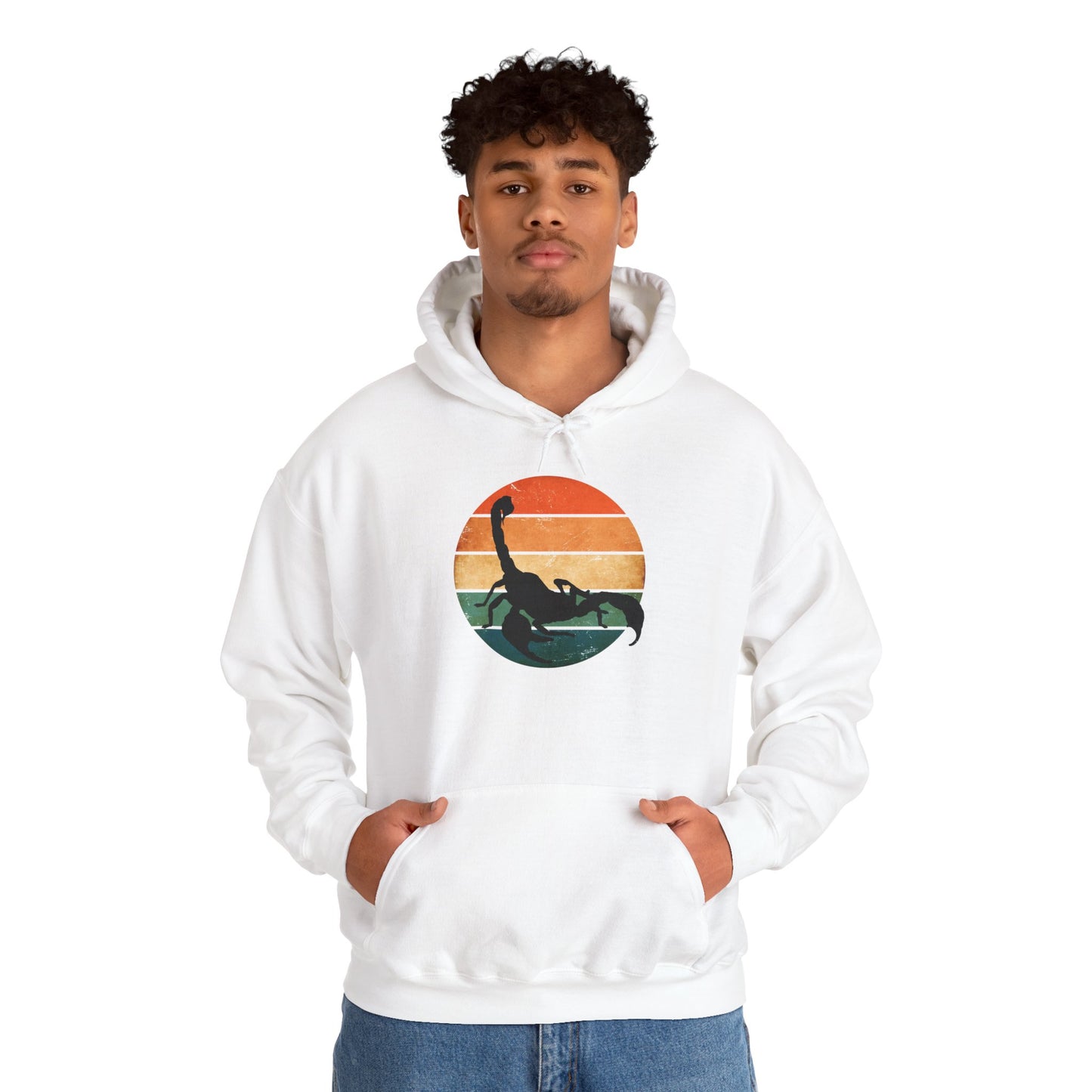 Scorpion Unisex Hooded Sweatshirt with Bold Print - Great for Reptile Lovers