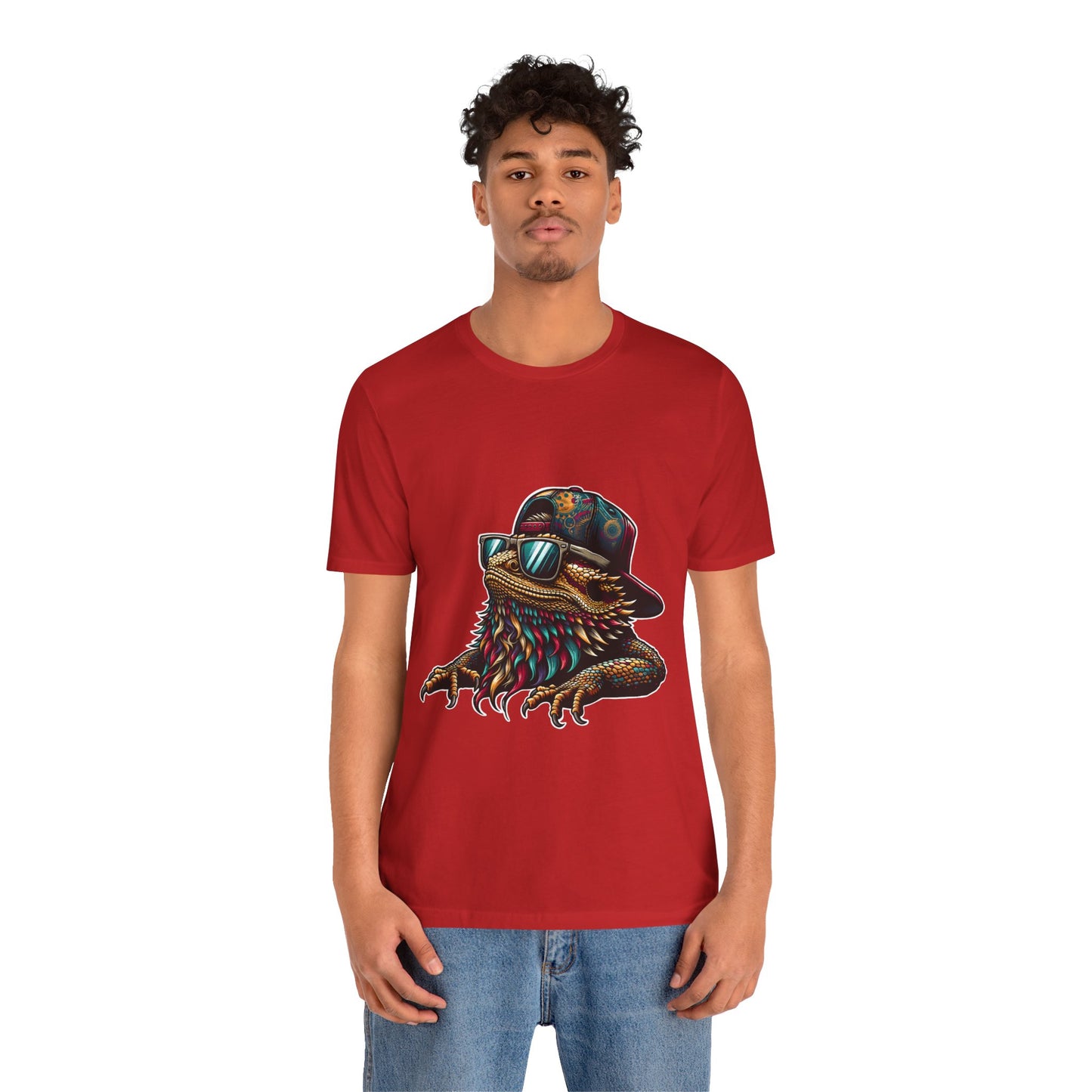 Stylin' Beardie Unisex Jersey Tee - Casual Everyday Wear - Great for Reptile Lovers