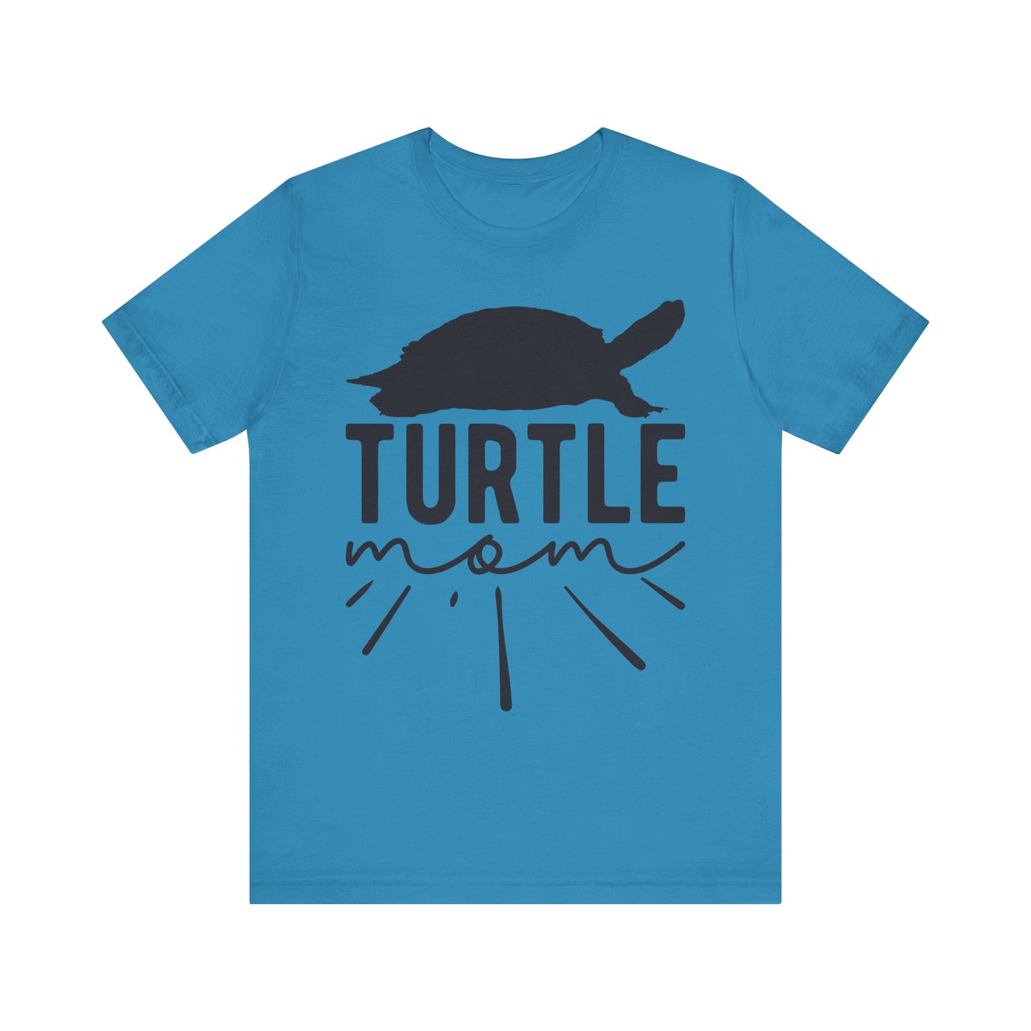 Turtle Mom Unisex Jersey Tee - Casual Everyday Wear - Great for Reptile Lovers