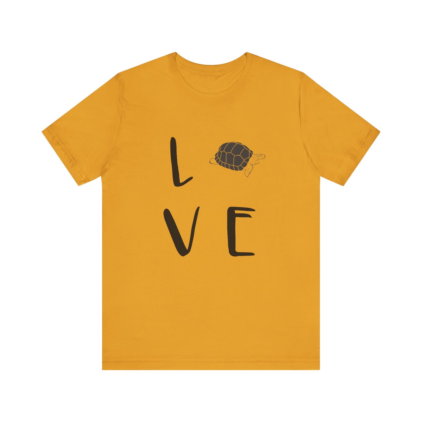 Tortoise Love Unisex Jersey Tee - Casual Everyday Wear - Great for Reptile Lovers